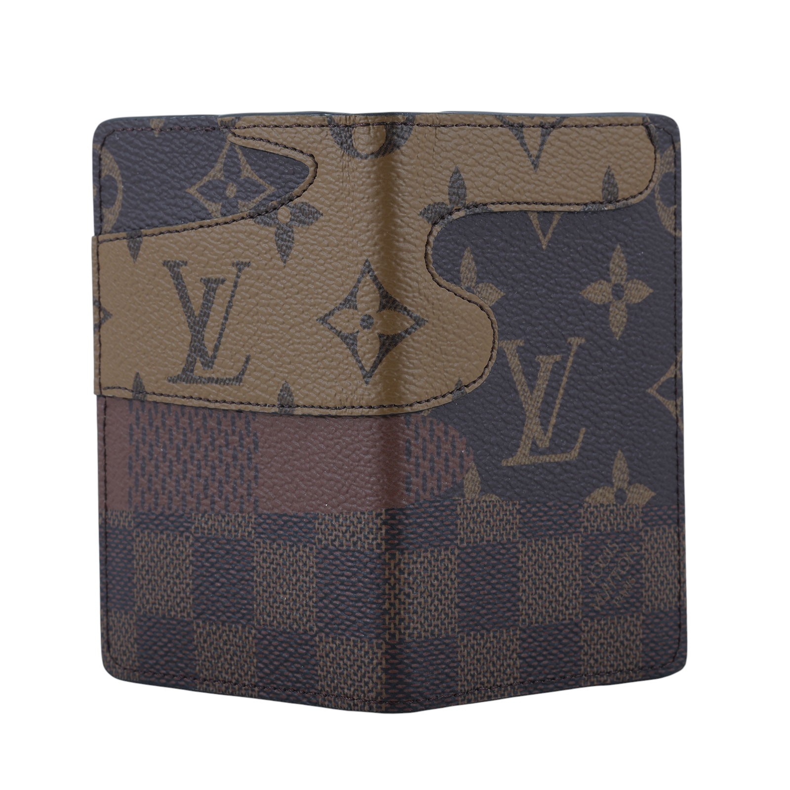 路易威登 LOUIS VUITTON 袋裝萬用錢包 Landscape M26010 晶片款 棕拼原花NIGO聯名卡夾 原廠盒子/防塵袋/購買證明