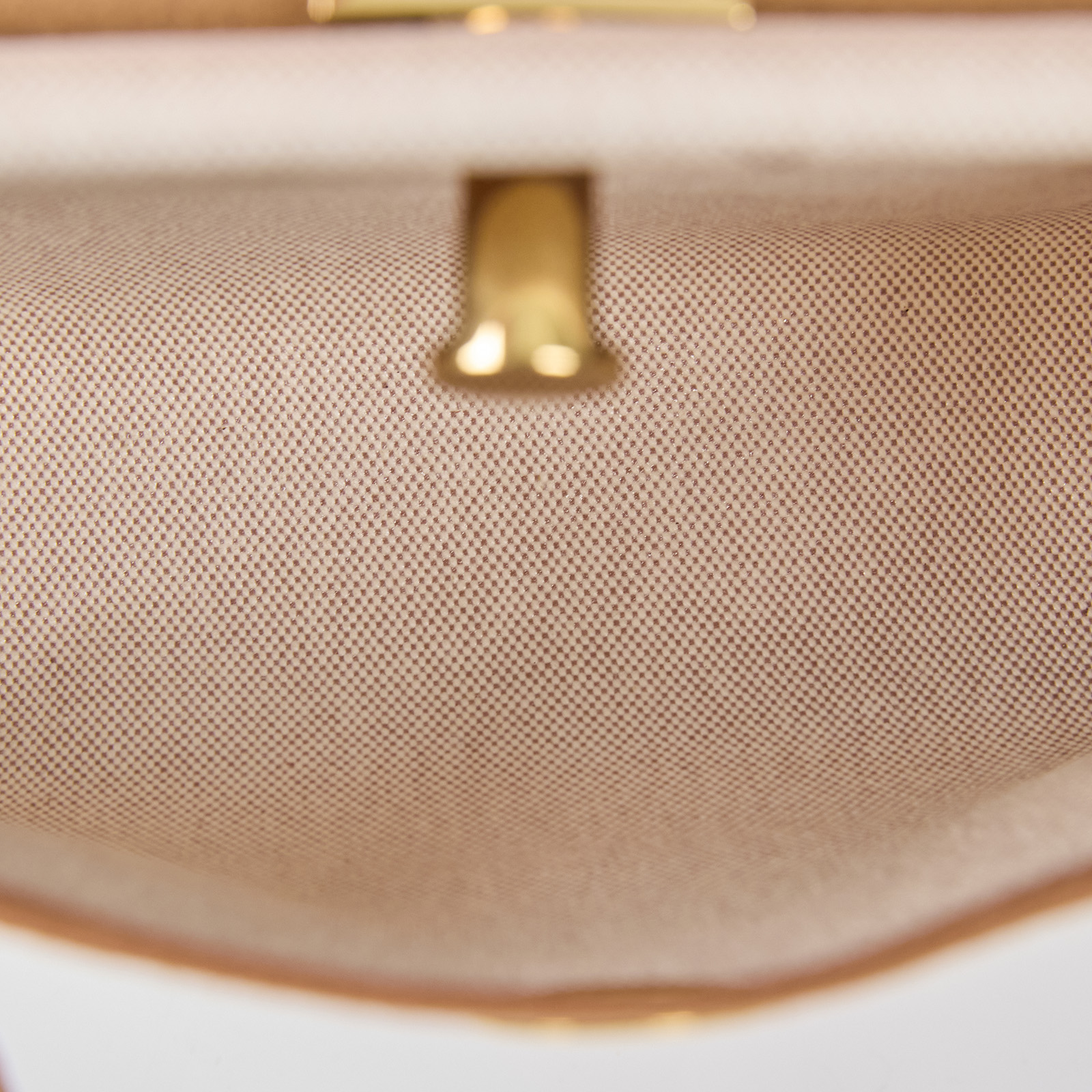 愛馬仕 Hermes Herbag Zip 20 HER20 W刻 金棕拼米白帆布HERBAG20 原廠盒子/防塵袋/背帶