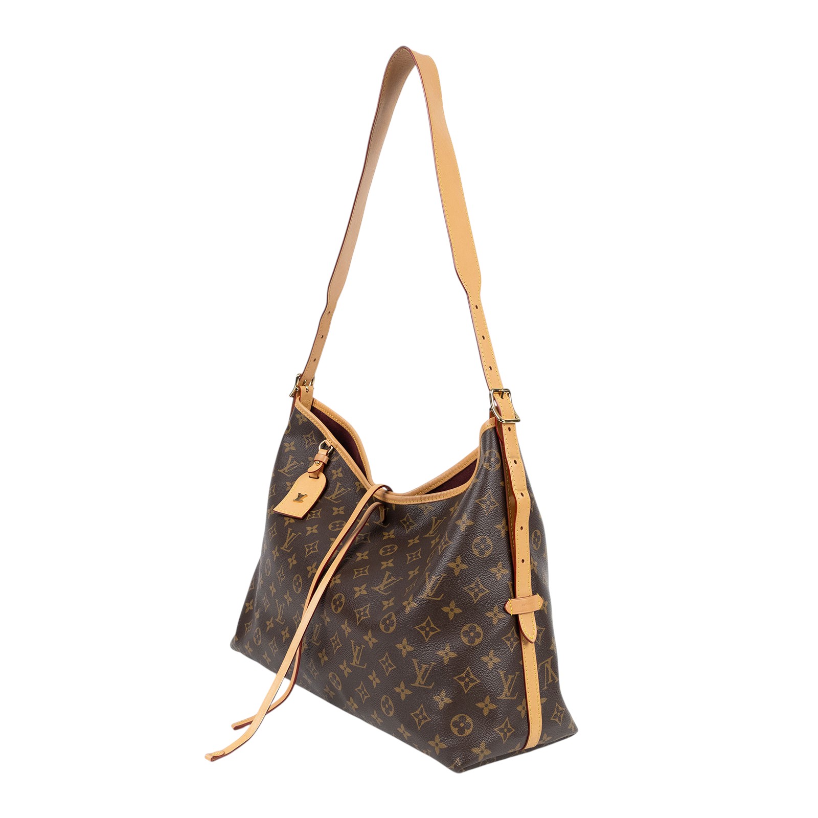 路易威登 LOUIS VUITTON CarryAll MM 原花 肩背包 M46197 晶片款 原花CARRYALL MM 吊牌/背帶