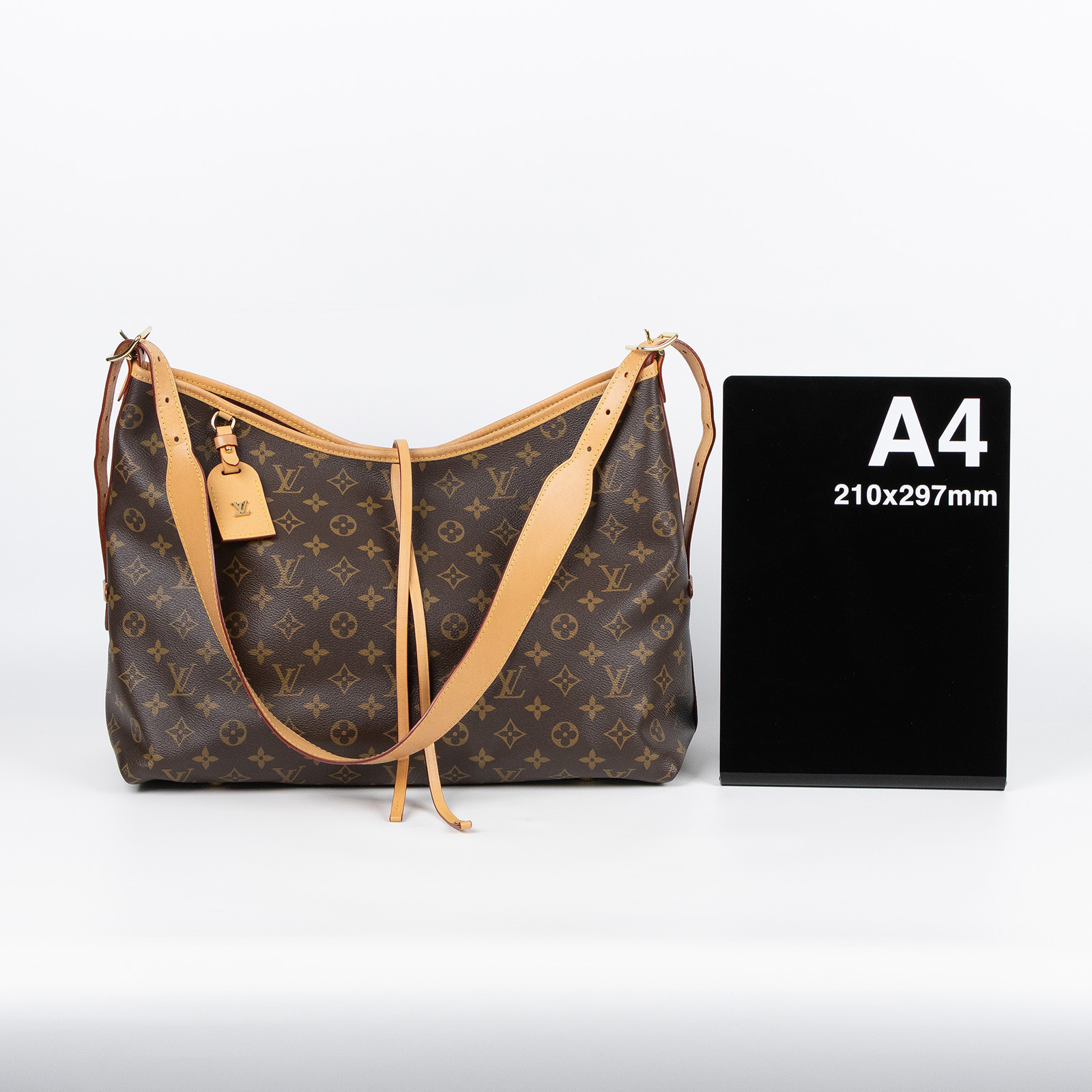 路易威登 LOUIS VUITTON CarryAll MM 原花 肩背包 M46197 晶片款 原花CARRYALL MM 吊牌/背帶