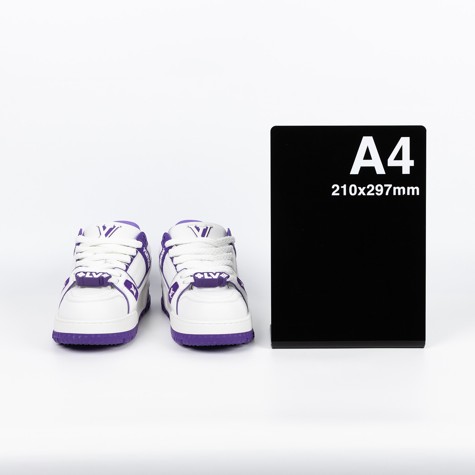 路易威登 LOUIS VUITTON LV Trainer 運動鞋 1ACPQ0 紫TRAINER MAXI #5 原廠盒子/防塵袋2/購買證明