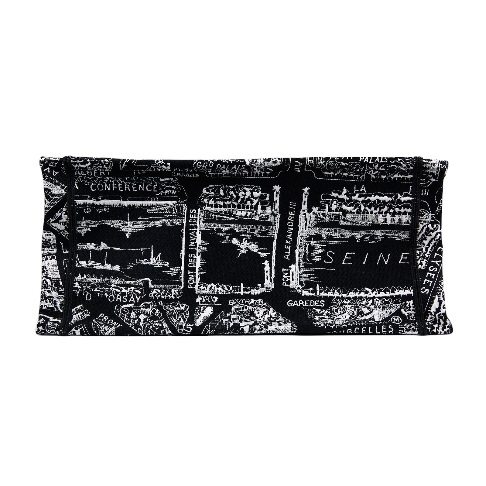 迪奧 CHRISTIAN DIOR Book Tote 小型 托特包 黑色 白色 M1296ZOMP 黑地圖BOOKTOTE 中號 防塵袋/保證卡