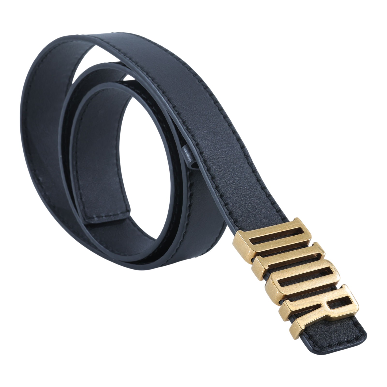 迪奧 CHRISTIAN DIOR D-Fence 皮帶 B0385CVWU_75 黑金皮帶#75 無附屬品