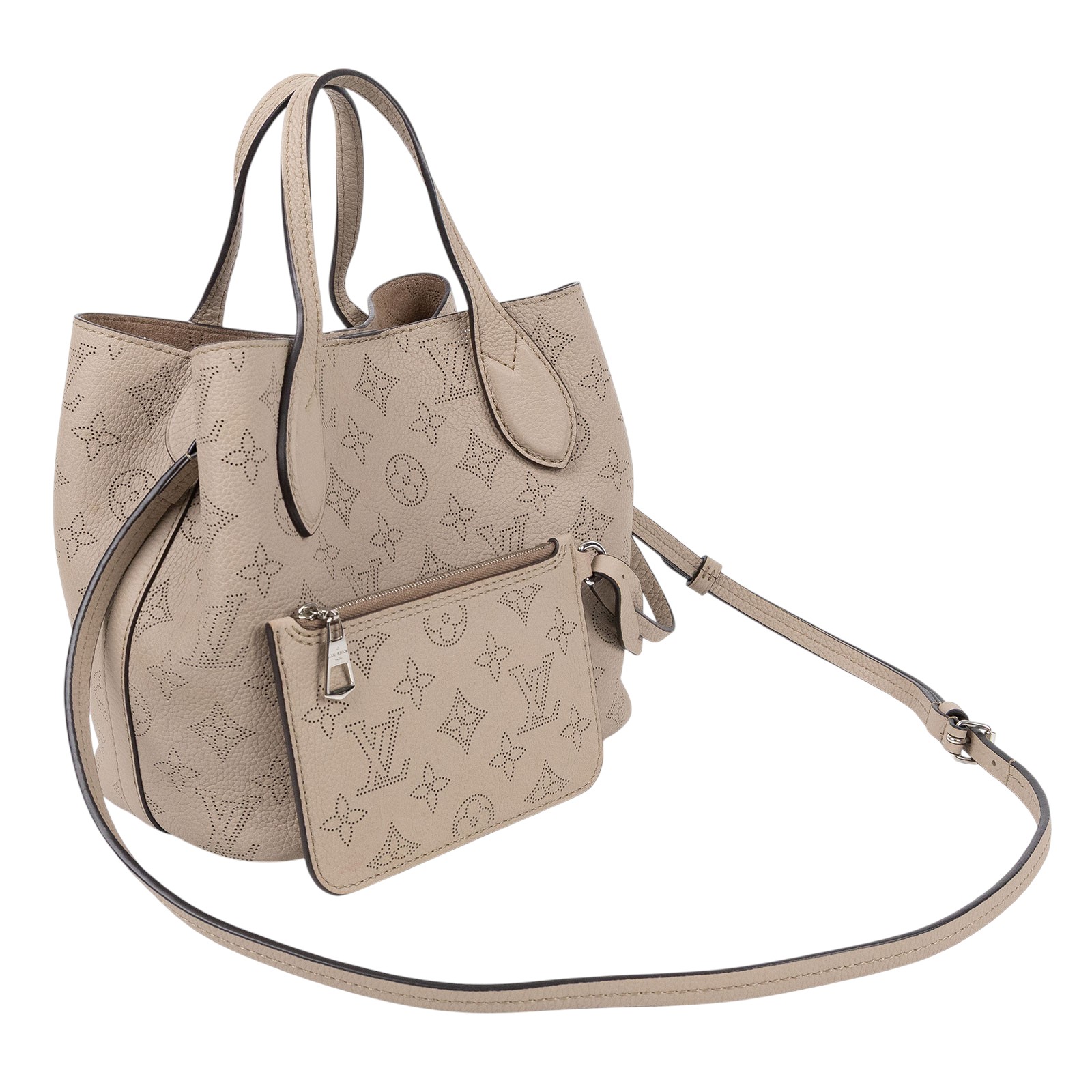 路易威登 LOUIS VUITTON Blossom PM 手提袋 灰色 M21849 晶片款  原廠盒子/防塵袋/背帶/內袋/吊牌/購買證明