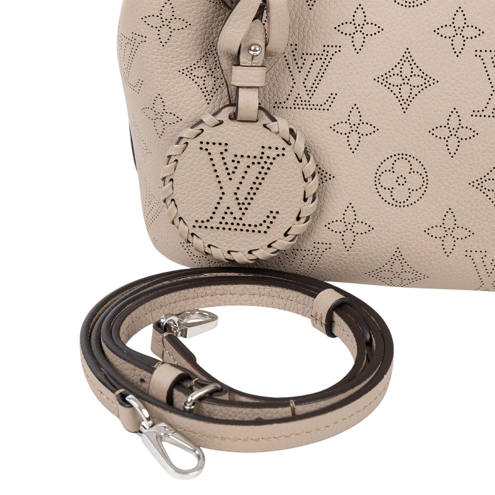 路易威登 LOUIS VUITTON Blossom PM 手提袋 灰色 M21849 晶片款  原廠盒子/防塵袋/背帶/內袋/吊牌/購買證明