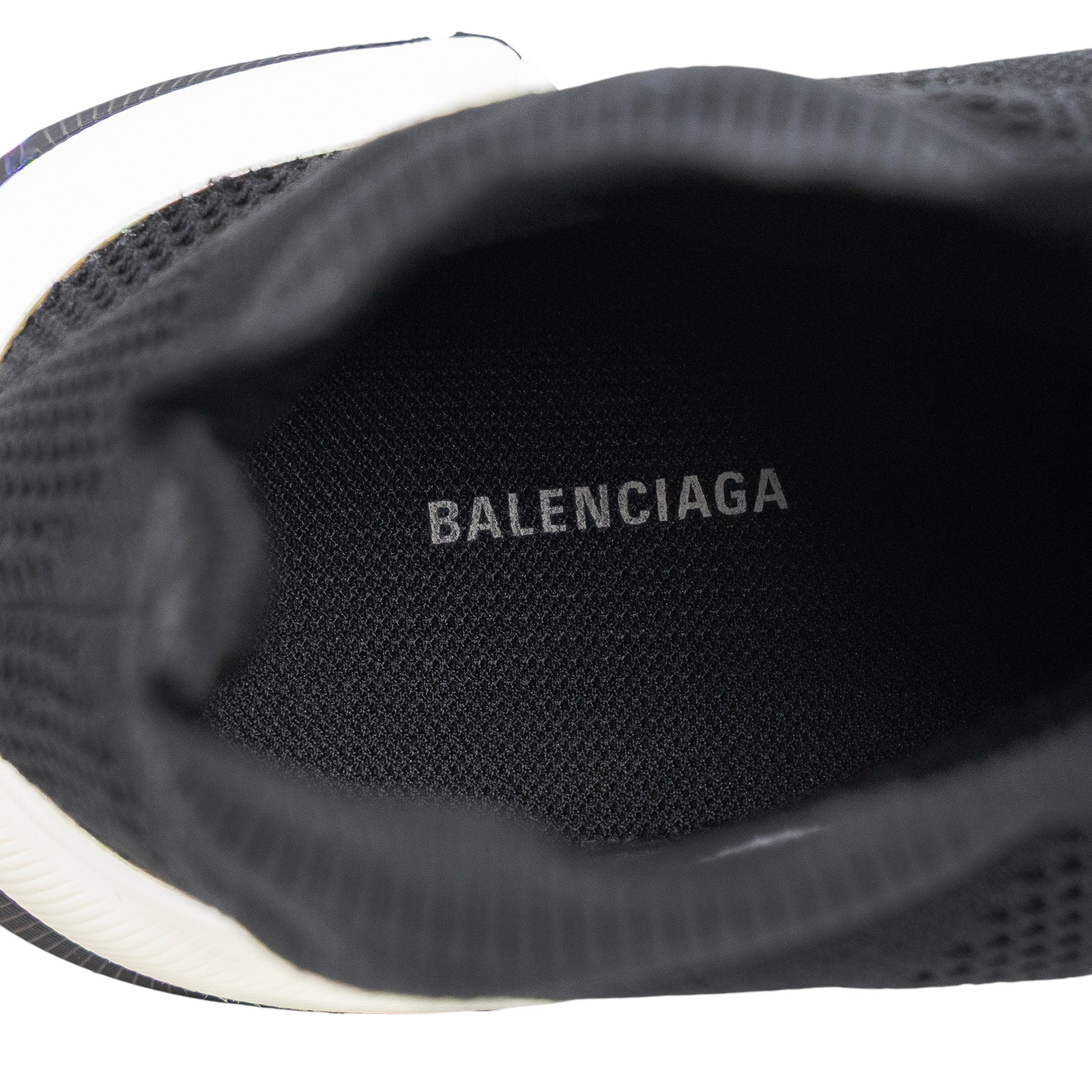巴黎世家 BALENCIAGA Speed 2.0 Lace Up 運動鞋 617258W1702_45 黑白襪套球鞋#USA12 無附屬品