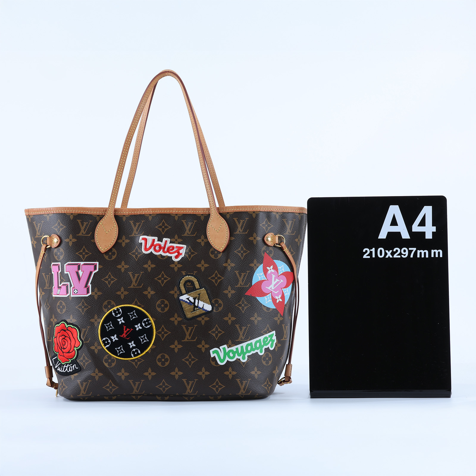 路易威登 LOUIS VUITTON Neverfull MM 托特包 M43988 原花拼貼NEVERFULL MM 內袋