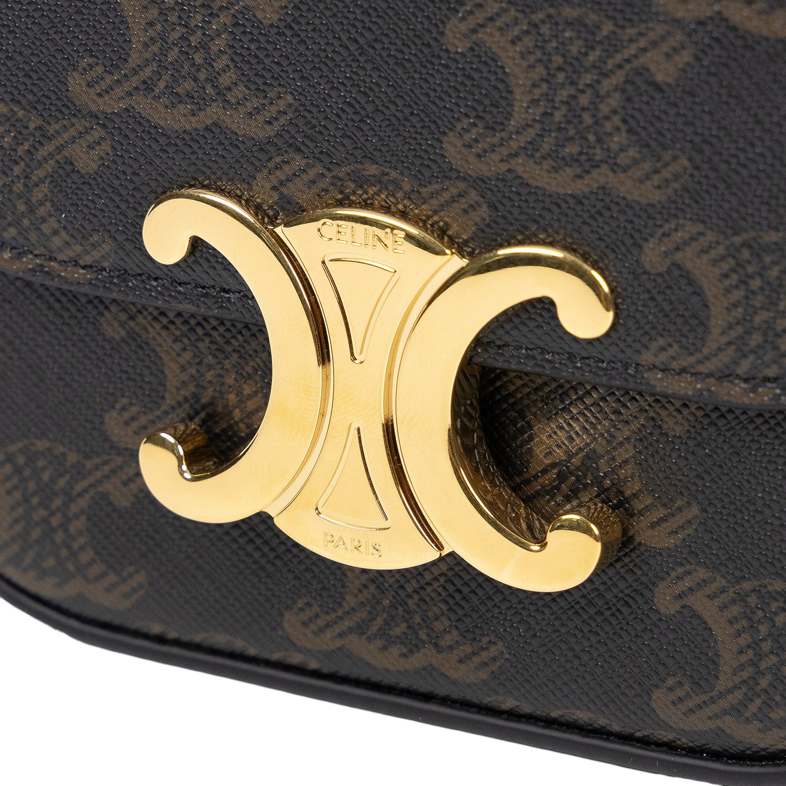 思琳 CELINE Claude 牛皮革 迷你 手袋 10I512DQB 凱旋TRIOMPHE MINI 原廠盒子/防塵袋/購買證明