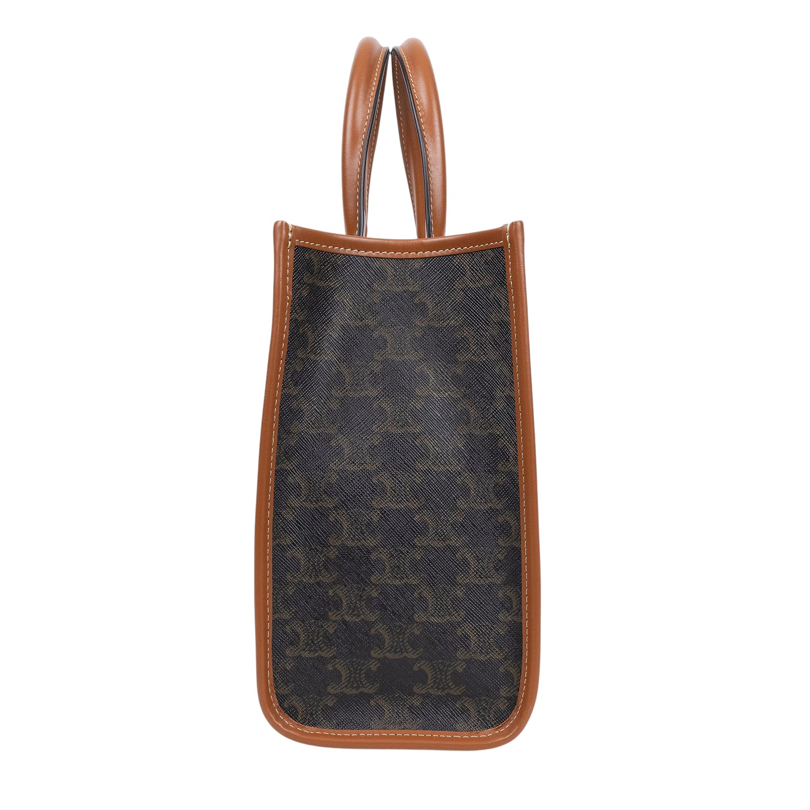 思琳 CELINE Cabas 手袋 197912BZJ 棕原花Horizo​​ntal Cabas托特 防塵袋/背帶/鎖組