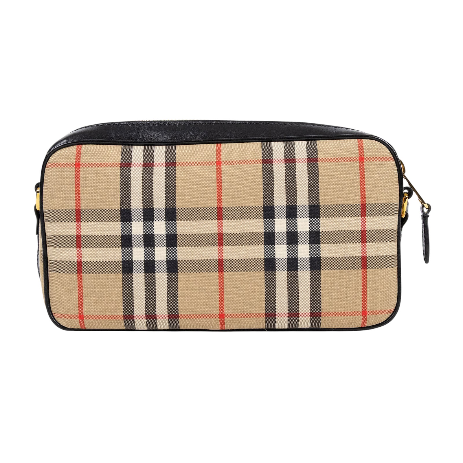 博柏利 BURBERRY Elongated 相機包 8020725 格紋肩背包 防塵袋