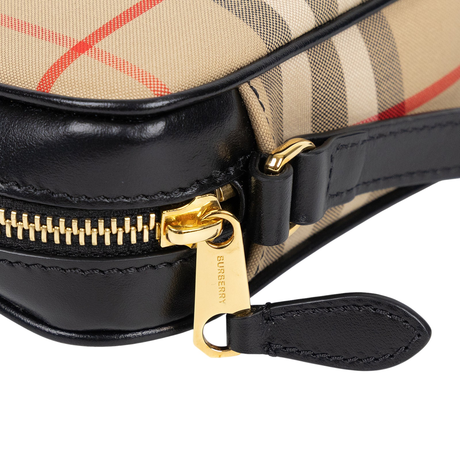 博柏利 BURBERRY Elongated 相機包 8020725 格紋肩背包 防塵袋