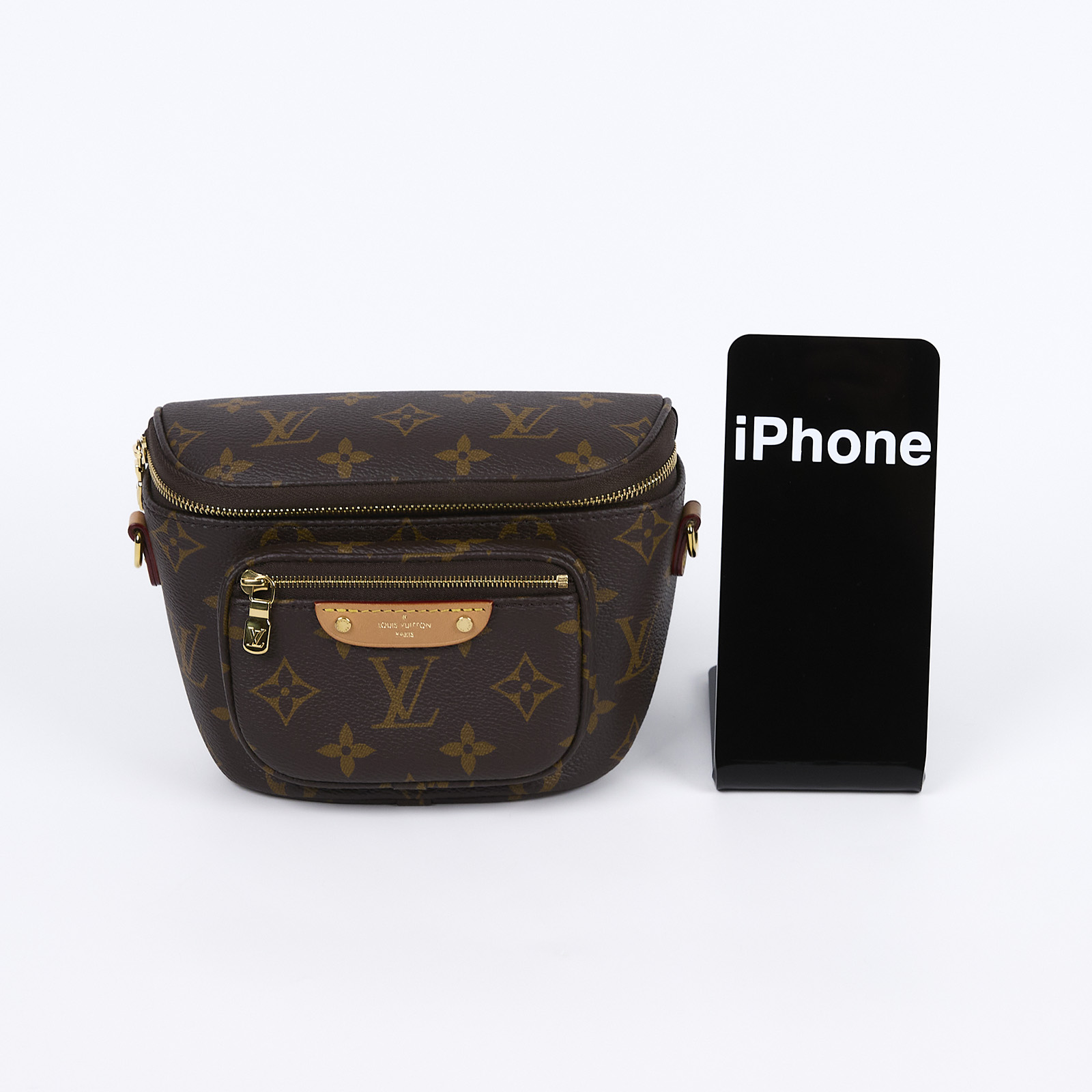 路易威登 LOUIS VUITTON Mini Bumbag 迷你 腰包 鏈條 單肩包 M82335 晶片款  原廠盒子/防塵袋/背帶2/購買證明