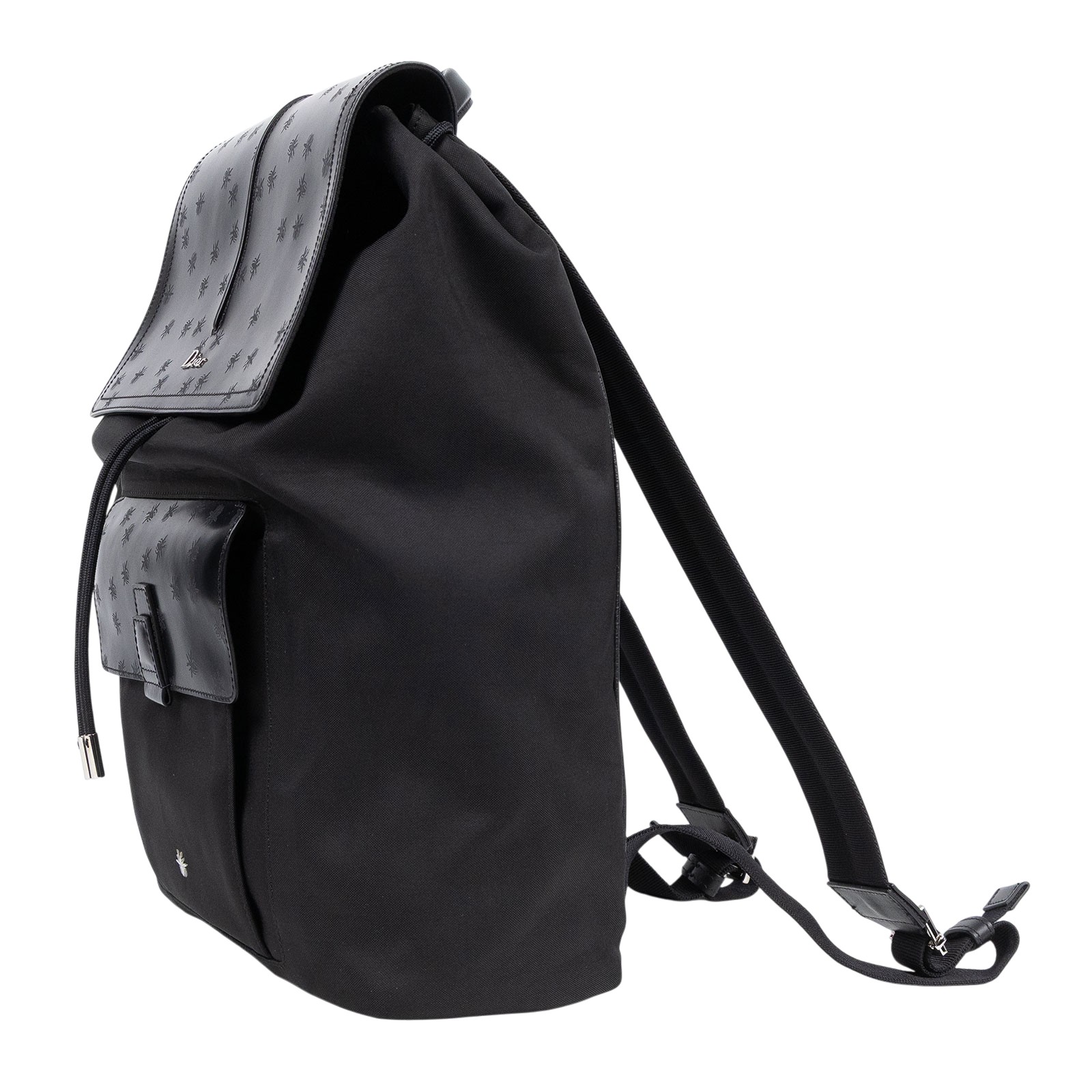 迪奧 CHRISTIAN DIOR Motion 後背包  黑帆布MOTION後背包 防塵袋