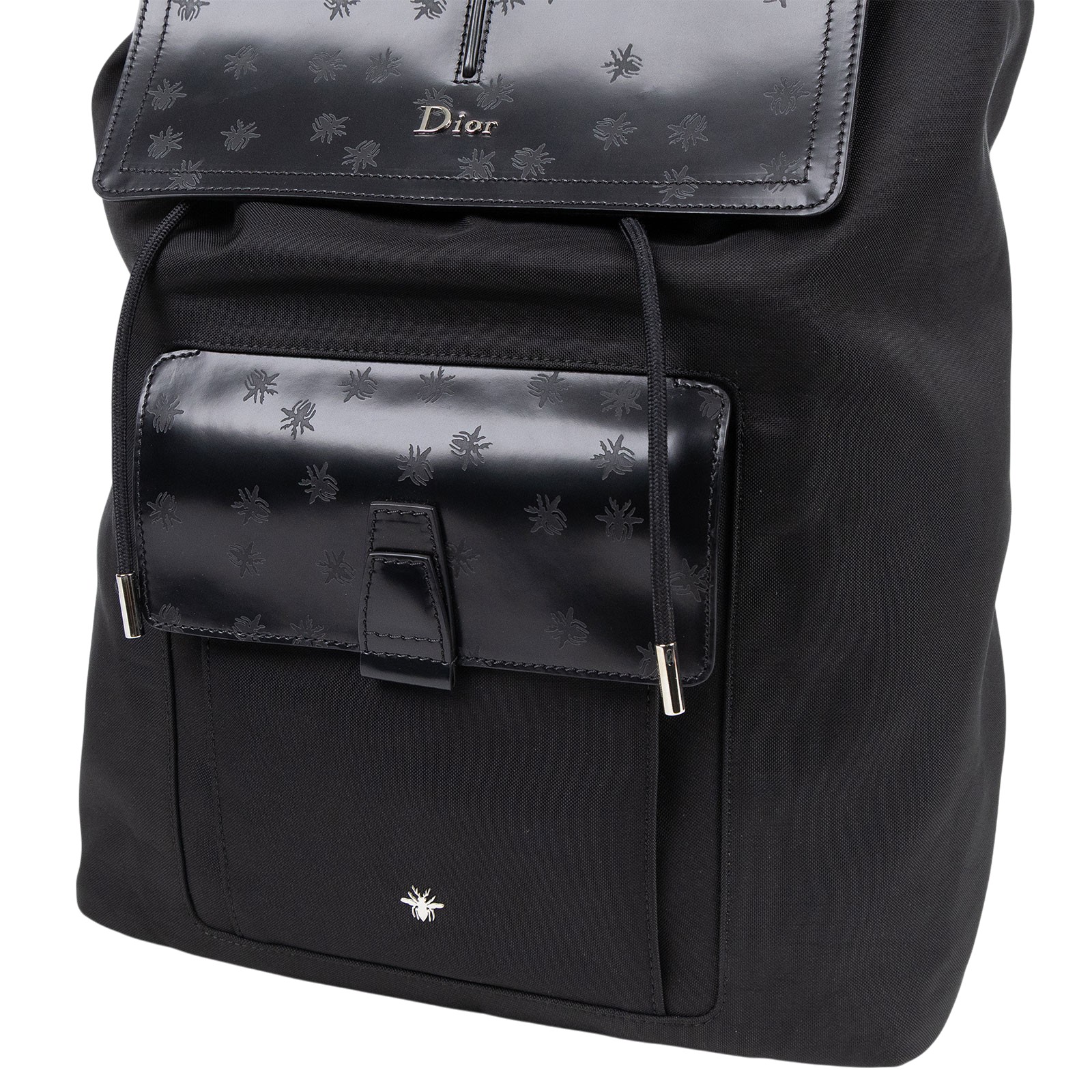 迪奧 CHRISTIAN DIOR Motion 後背包  黑帆布MOTION後背包 防塵袋