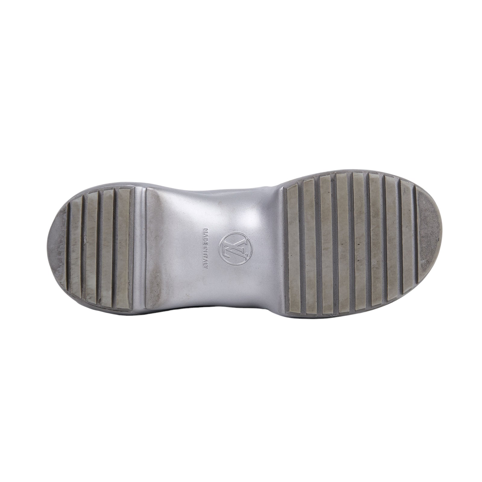 路易威登 LOUIS VUITTON Arclight 高筒球鞋 MA1108 黑皮革高筒帆布#38 原廠盒子/防塵袋2/替換鞋帶