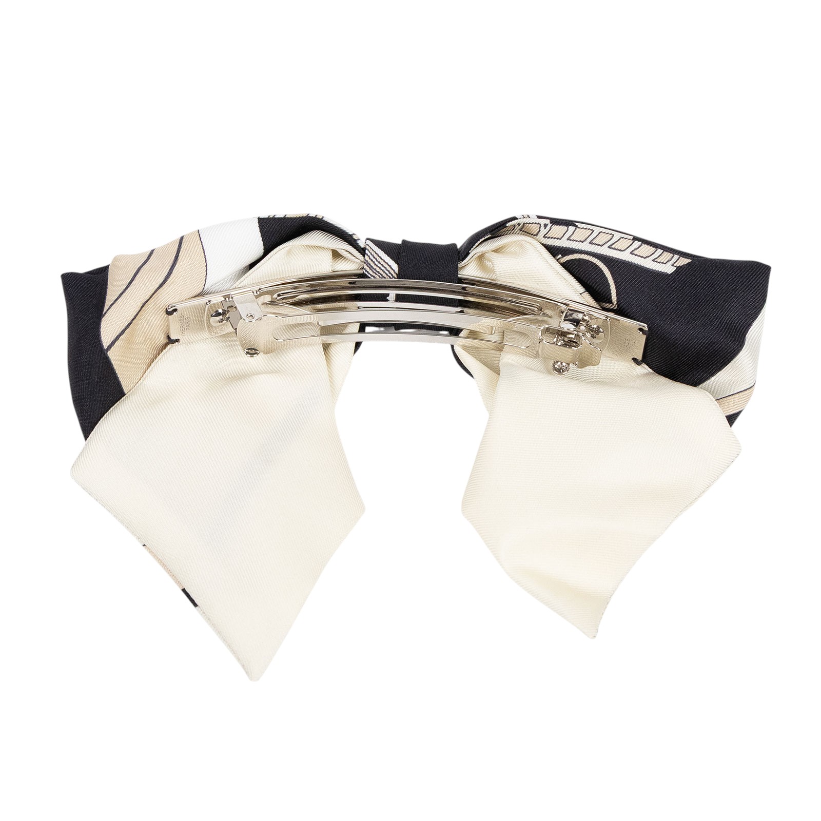 愛馬仕 Hermes Ex-Libris Grenelle 髮夾 H231022Gv02TU H231022G 蝴蝶結絲巾髮夾 原廠盒子/購買證明