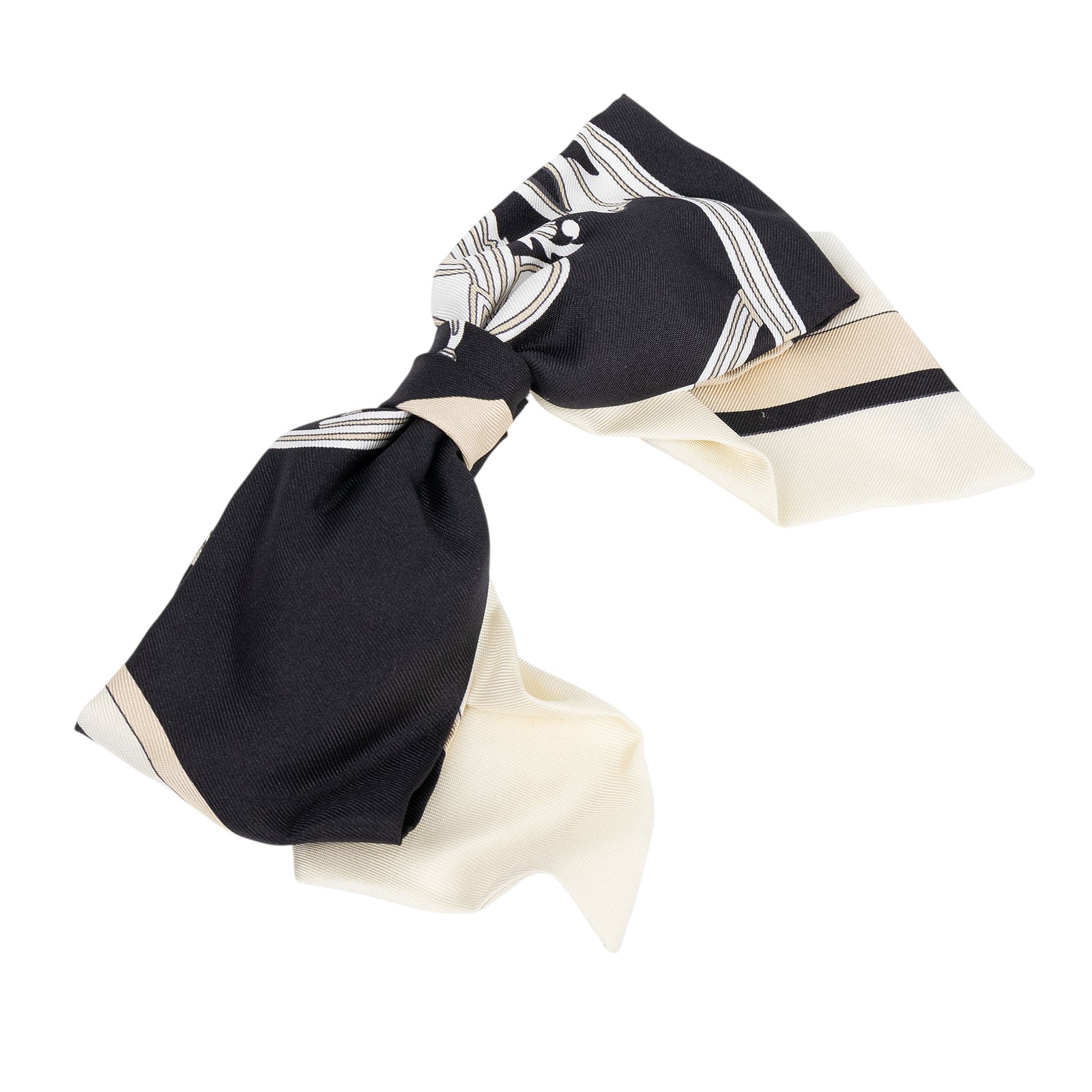 愛馬仕 Hermes Ex-Libris Grenelle 髮夾 H231022Gv02TU H231022G 蝴蝶結絲巾髮夾 原廠盒子/購買證明