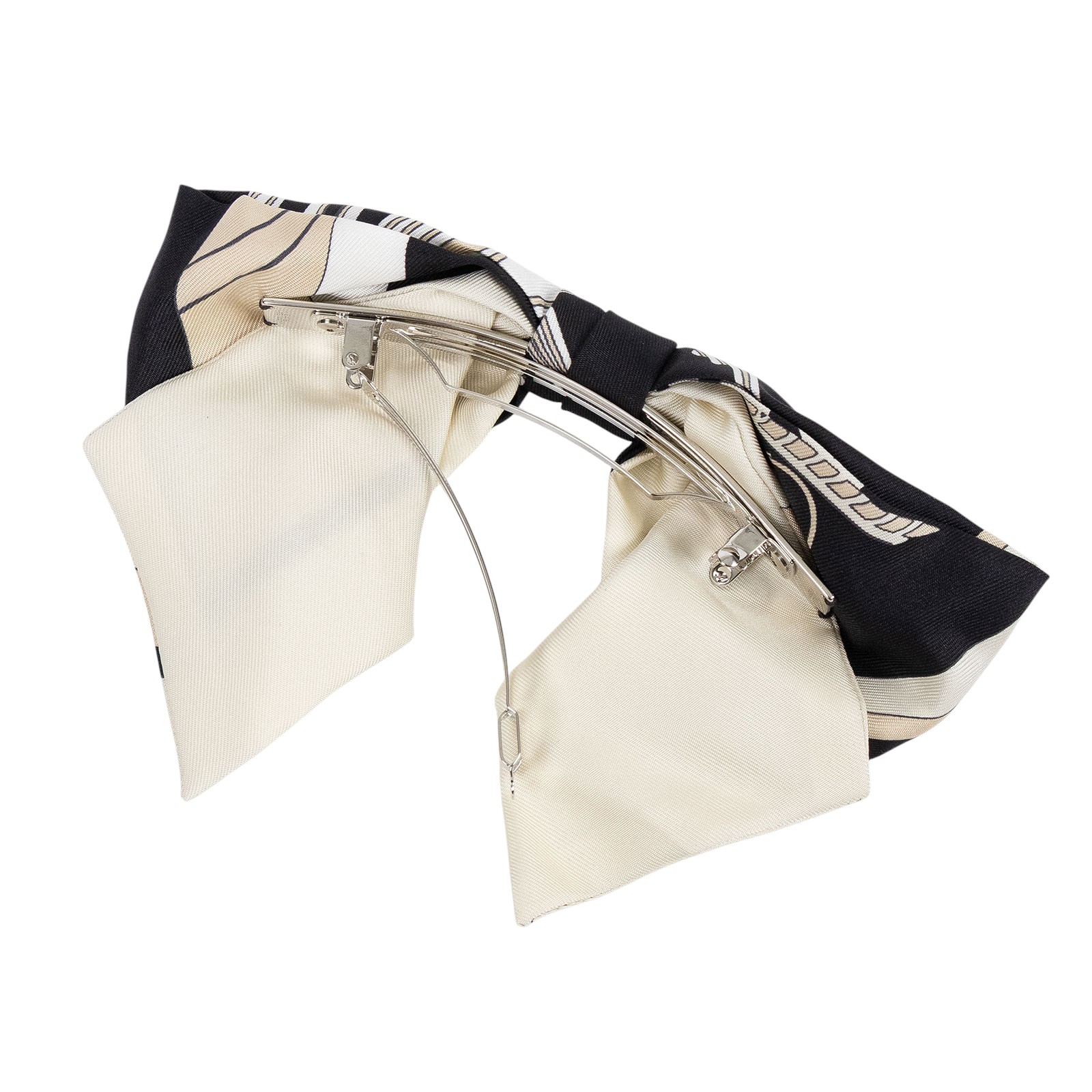 愛馬仕 Hermes Ex-Libris Grenelle 髮夾 H231022Gv02TU H231022G 蝴蝶結絲巾髮夾 原廠盒子/購買證明