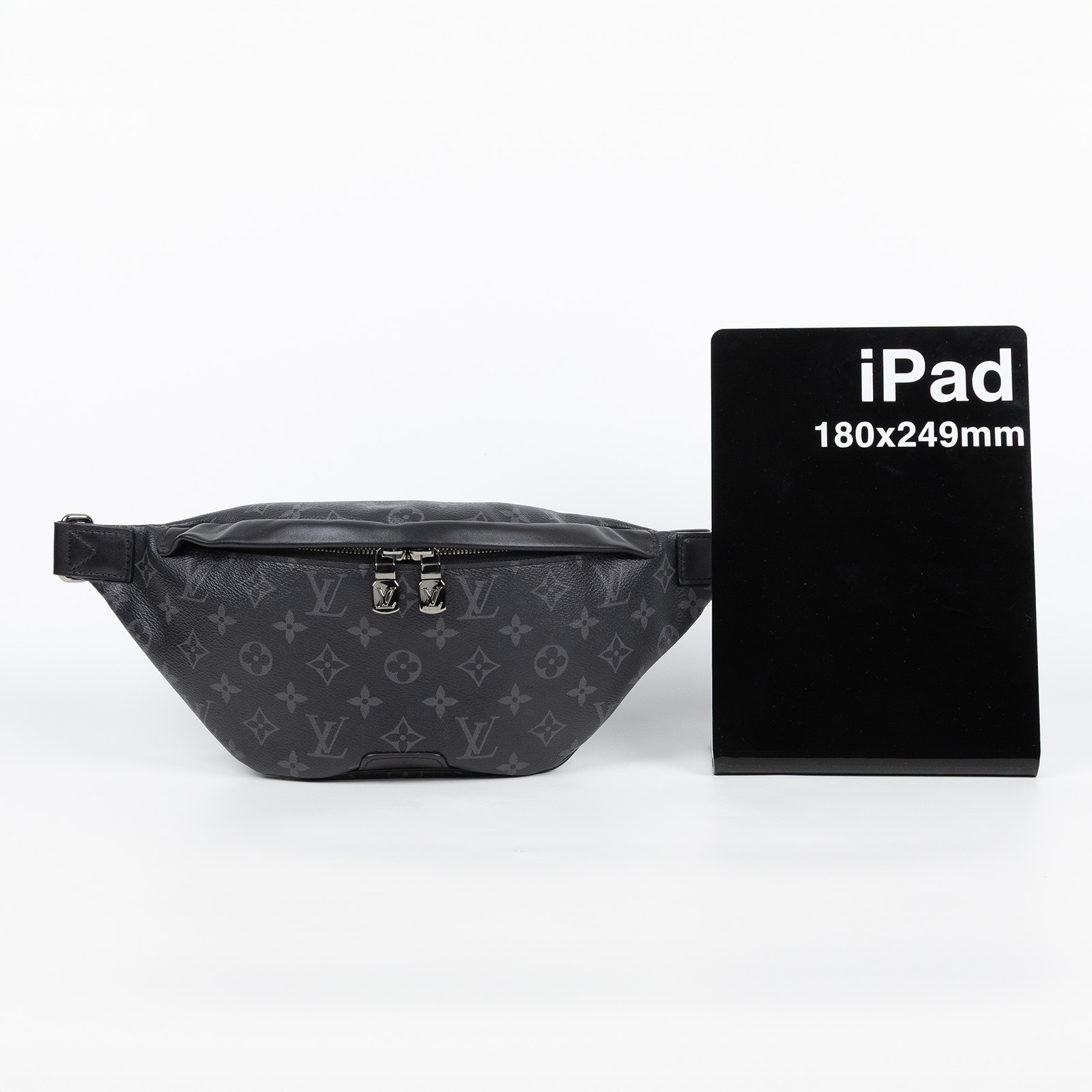 路易威登 LOUIS VUITTON Discovery PM 腰包 Eclipse 黑色 M46035 晶片款  原廠盒子/防塵袋/購買證明