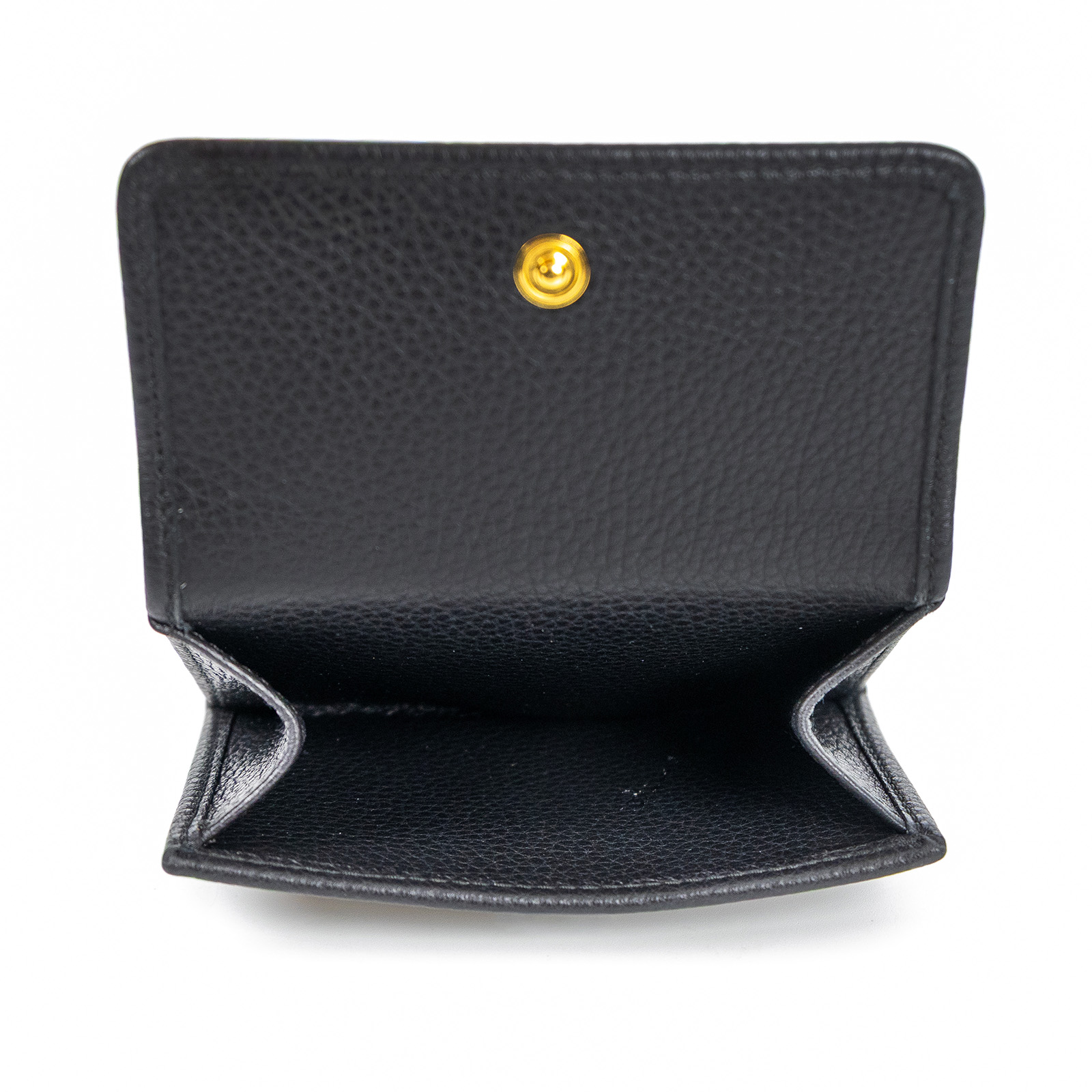 普拉達 PRADA  1MH350_2E3A 黑金零錢包 原廠盒子