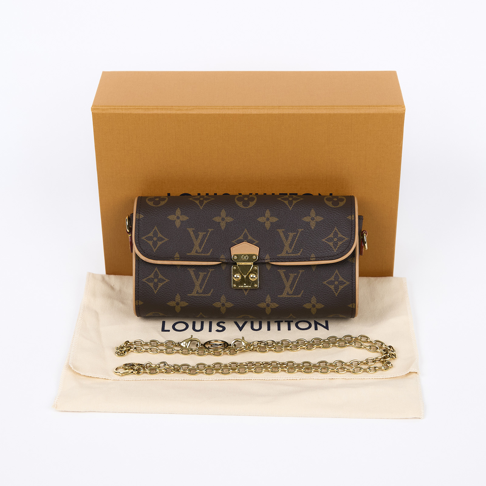 路易威登 LOUIS VUITTON Pochette Camille 鏈帶包 M13566 晶片款  原廠盒子/防塵袋/背帶