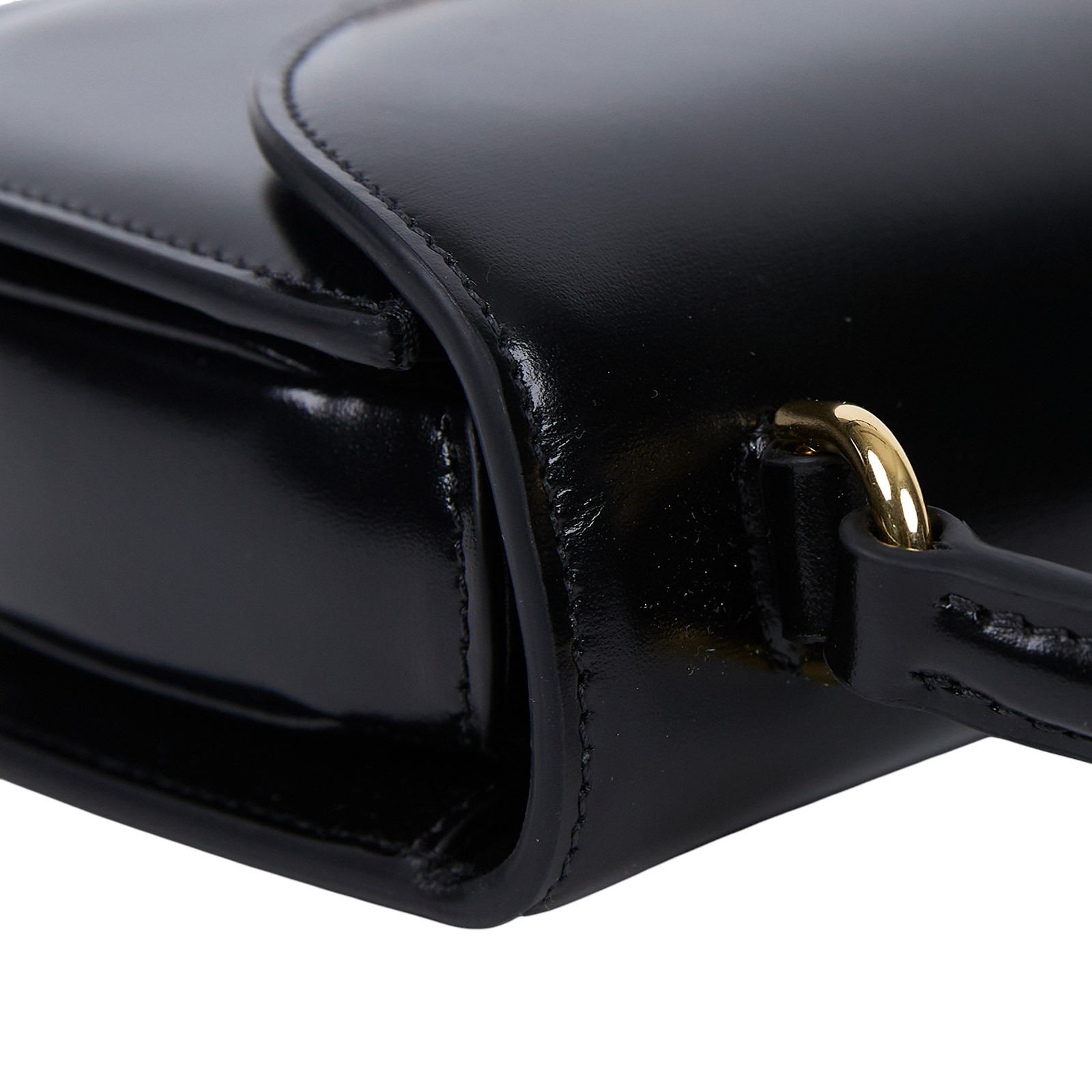 思琳 CELINE Besace Clea 迷你 馬鞍包  10L063ETZ 黑BESACE CLEA迷你手袋 原廠盒子/防塵袋/背帶