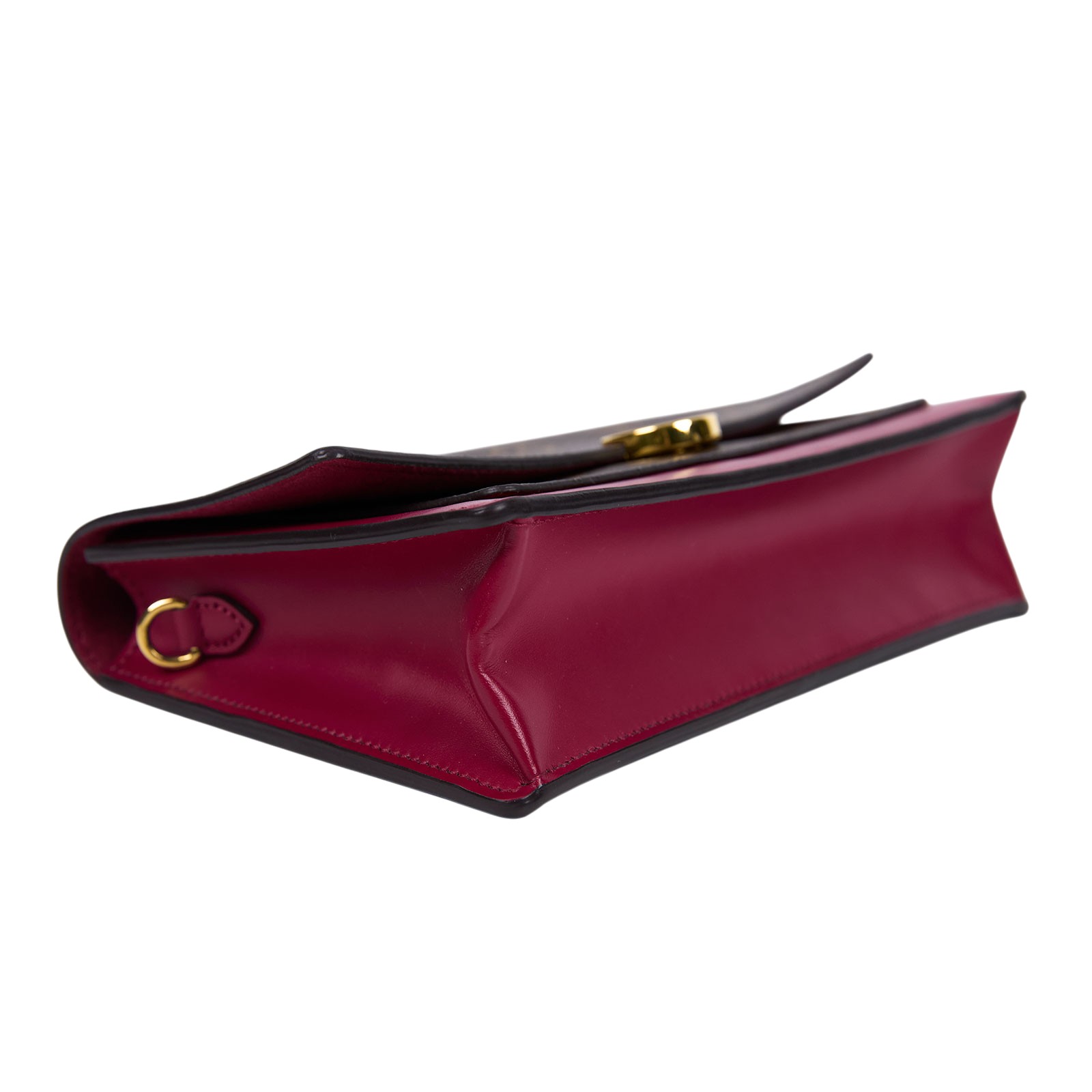 路易威登 LOUIS VUITTON Flore 肩背包 桃紅色 M69578 晶片款 原花拚桃紅FLORE掀蓋肩背包 原廠盒子/防塵袋/背帶/購買證明