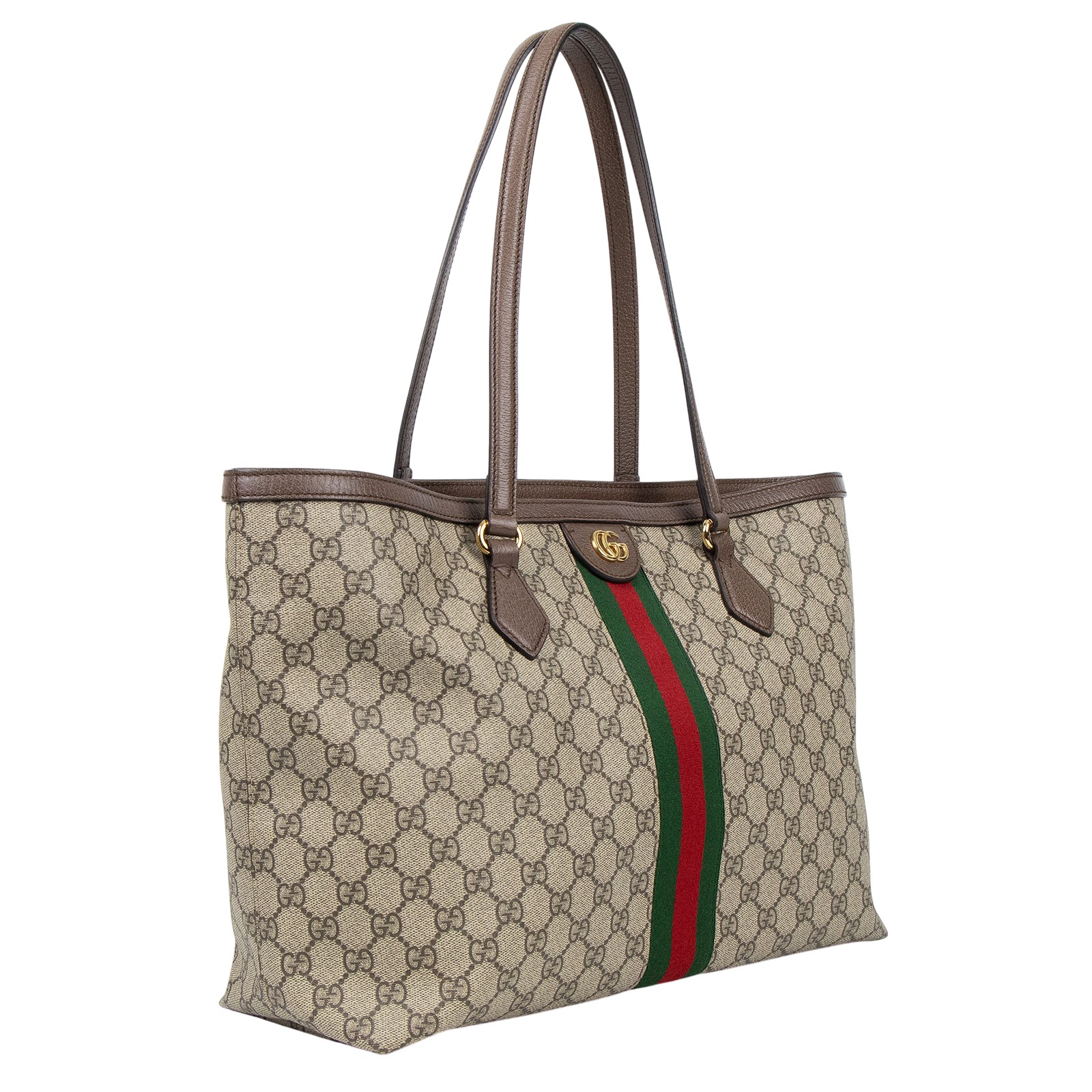 古馳 GUCCI Ophidia 手提袋 中型 631685 96IWB 棕GG原花托特包 無附屬品