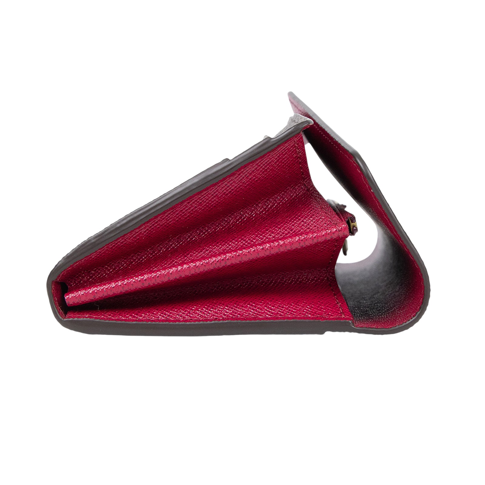 路易威登 LOUIS VUITTON Sarah 錢包 口蓋長夾 紫紅色 M62234 晶片款 原花內拼紅Sarah錢包 原廠盒子/防塵袋