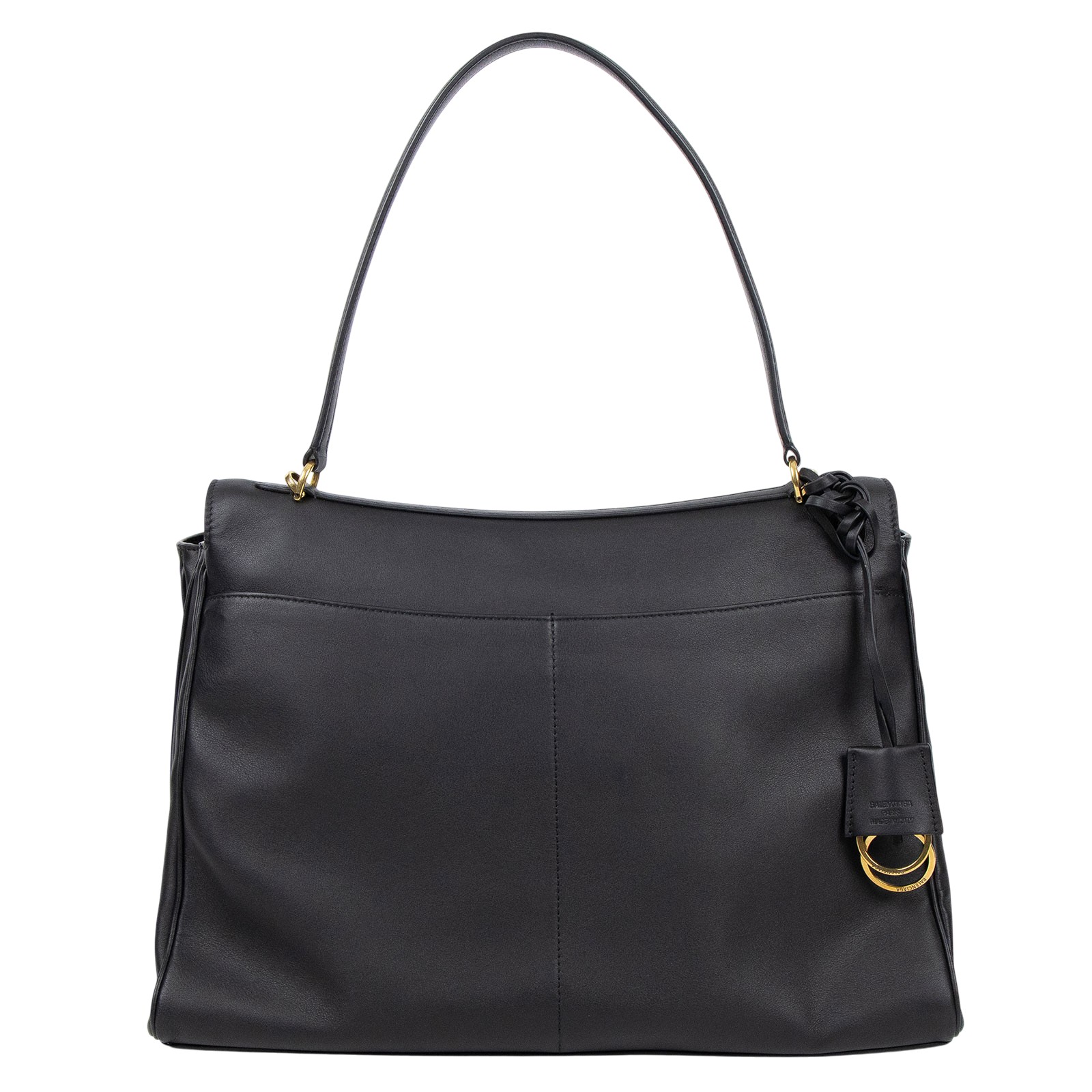 巴黎世家 BALENCIAGA Rodeo Large 手提包 7897442ABV5 黑金RODEO LARGE 防塵袋/背帶/吊牌