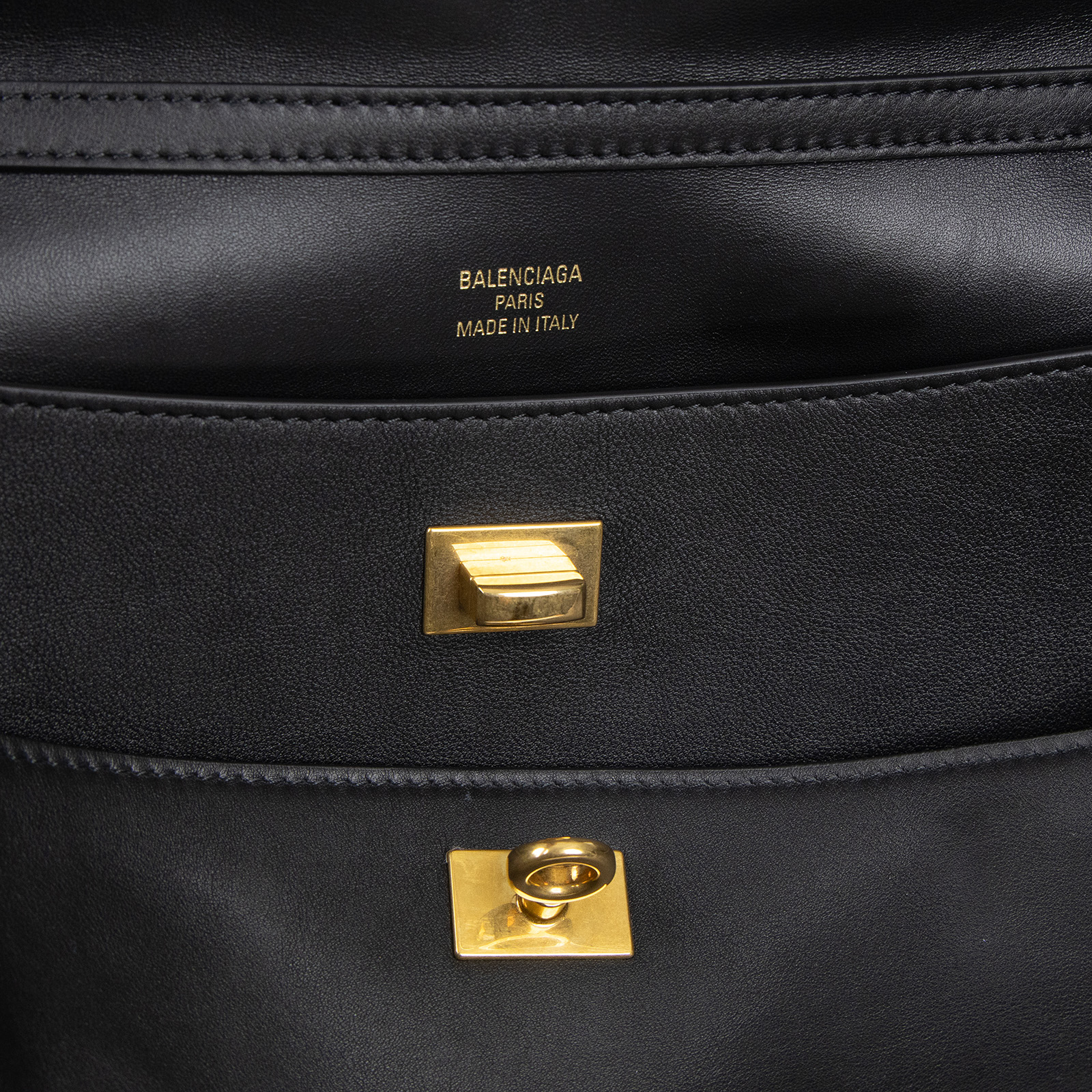 巴黎世家 BALENCIAGA Rodeo Large 手提包 7897442ABV5 黑金RODEO LARGE 防塵袋/背帶/吊牌