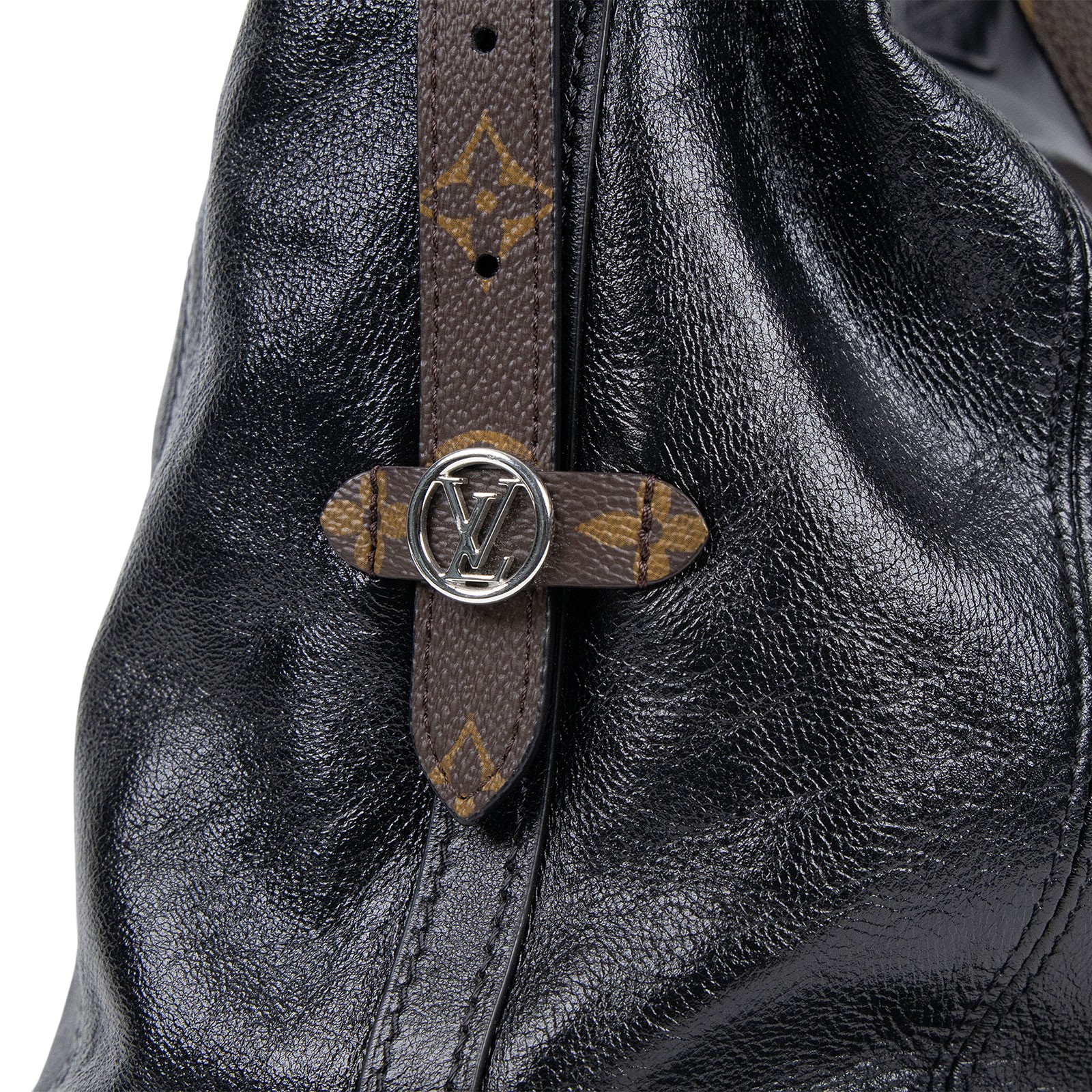 路易威登 LOUIS VUITTON CarryAll Vibe MM 手提 肩背包 黑色 M25143 晶片款  原廠盒子/防塵袋/背帶/內袋/發票/吊牌