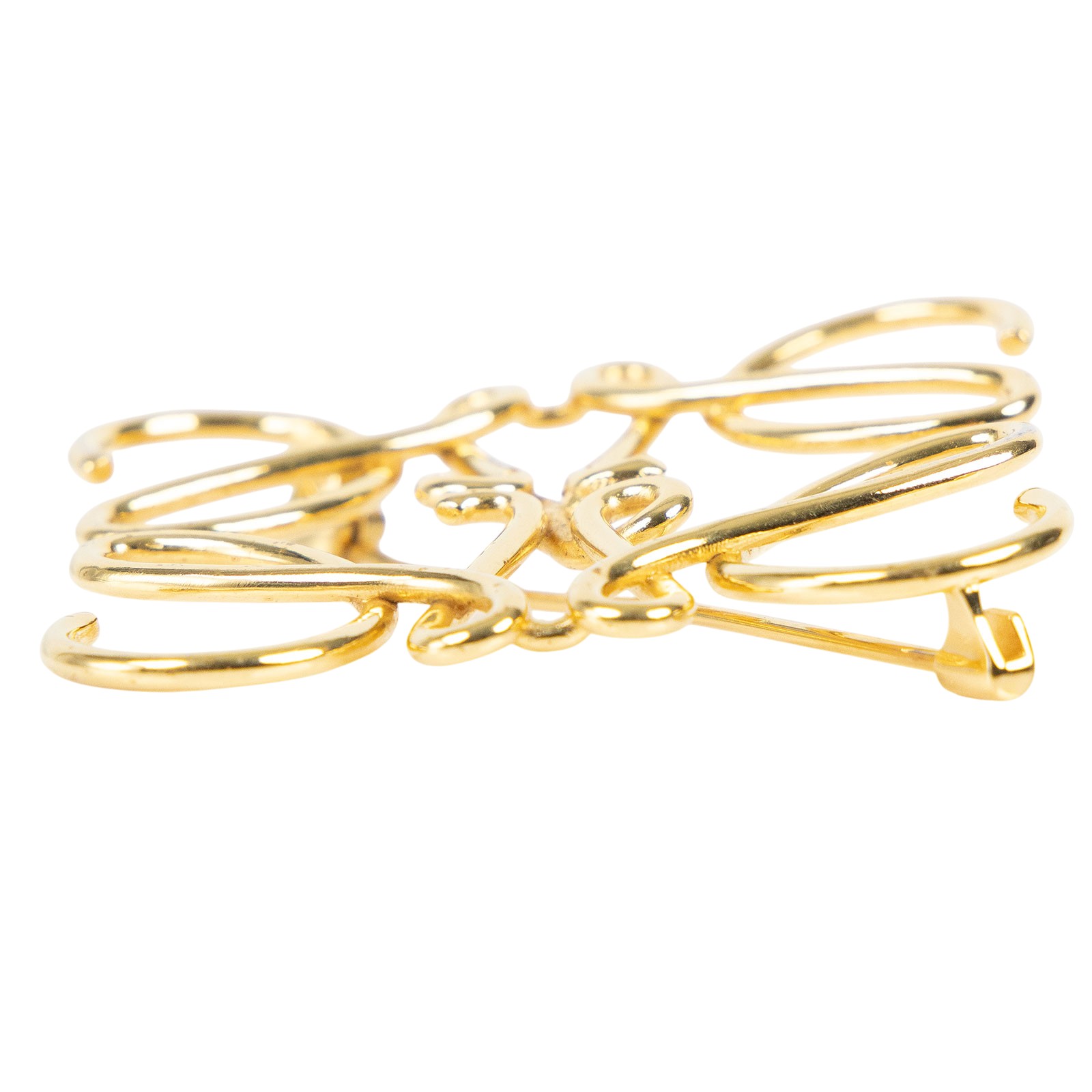 羅意威 LOEWE Anagram 別針 111.27.027 金色LOGO別針 無附屬品