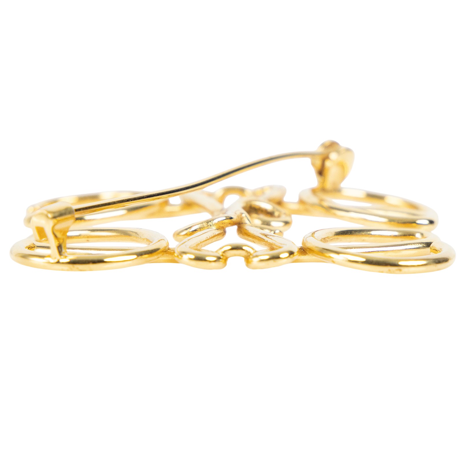 羅意威 LOEWE Anagram 別針 111.27.027 金色LOGO別針 無附屬品