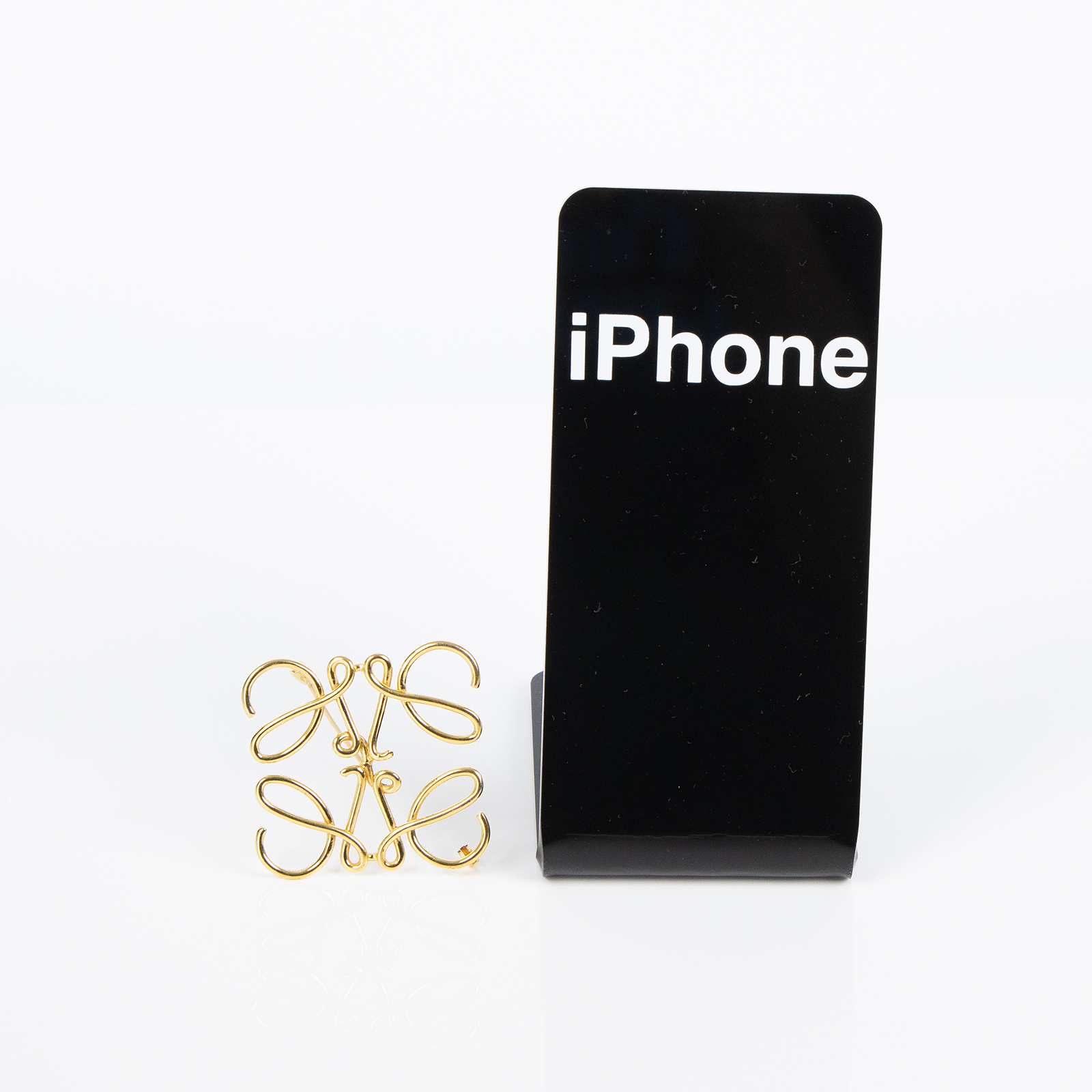 羅意威 LOEWE Anagram 別針 111.27.027 金色LOGO別針 無附屬品