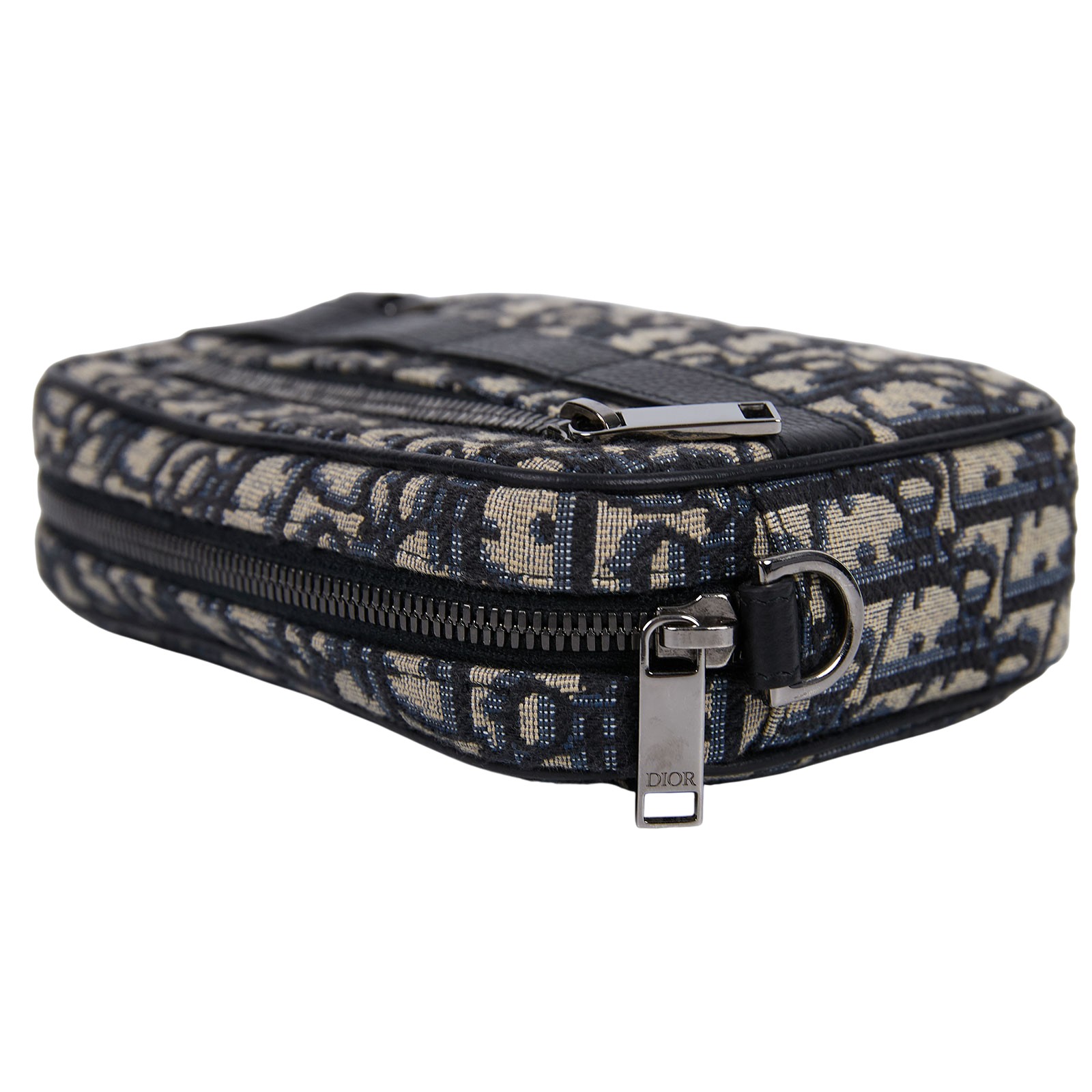 迪奧 CHRISTIAN DIOR Safari 郵差包 迷你 2ESWS011YKY 藍緹花SAFARI帆布相機包 防塵袋/背帶