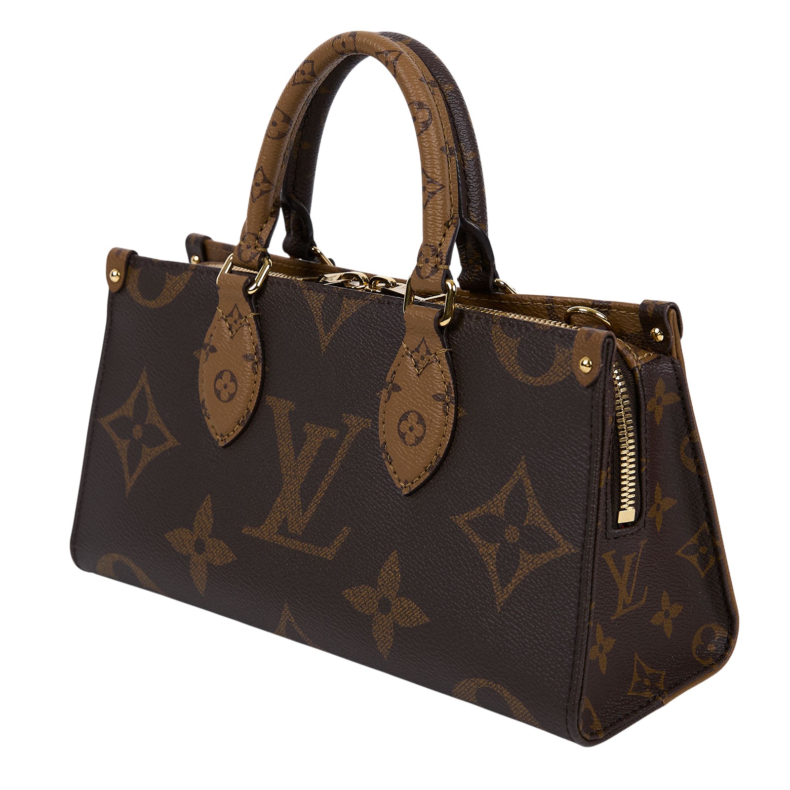 路易威登 LOUIS VUITTON OnTheGo East West Chain 手提包 托特包 肩背 老花 Monogram M14236 晶片款  防塵袋/背帶2