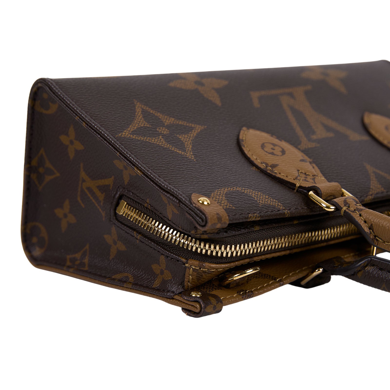 路易威登 LOUIS VUITTON OnTheGo East West Chain 手提包 托特包 肩背 老花 Monogram M14236 晶片款  防塵袋/背帶2