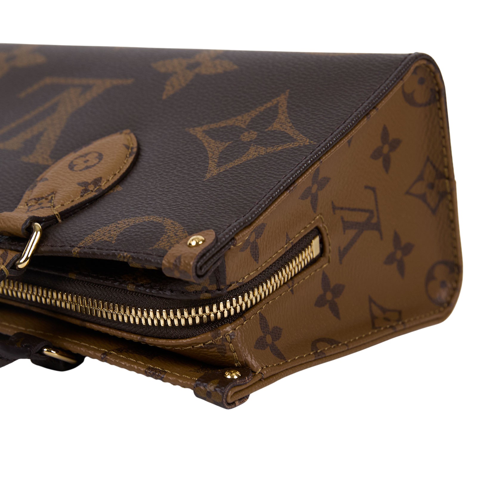 路易威登 LOUIS VUITTON OnTheGo East West Chain 手提包 托特包 肩背 老花 Monogram M14236 晶片款  防塵袋/背帶2