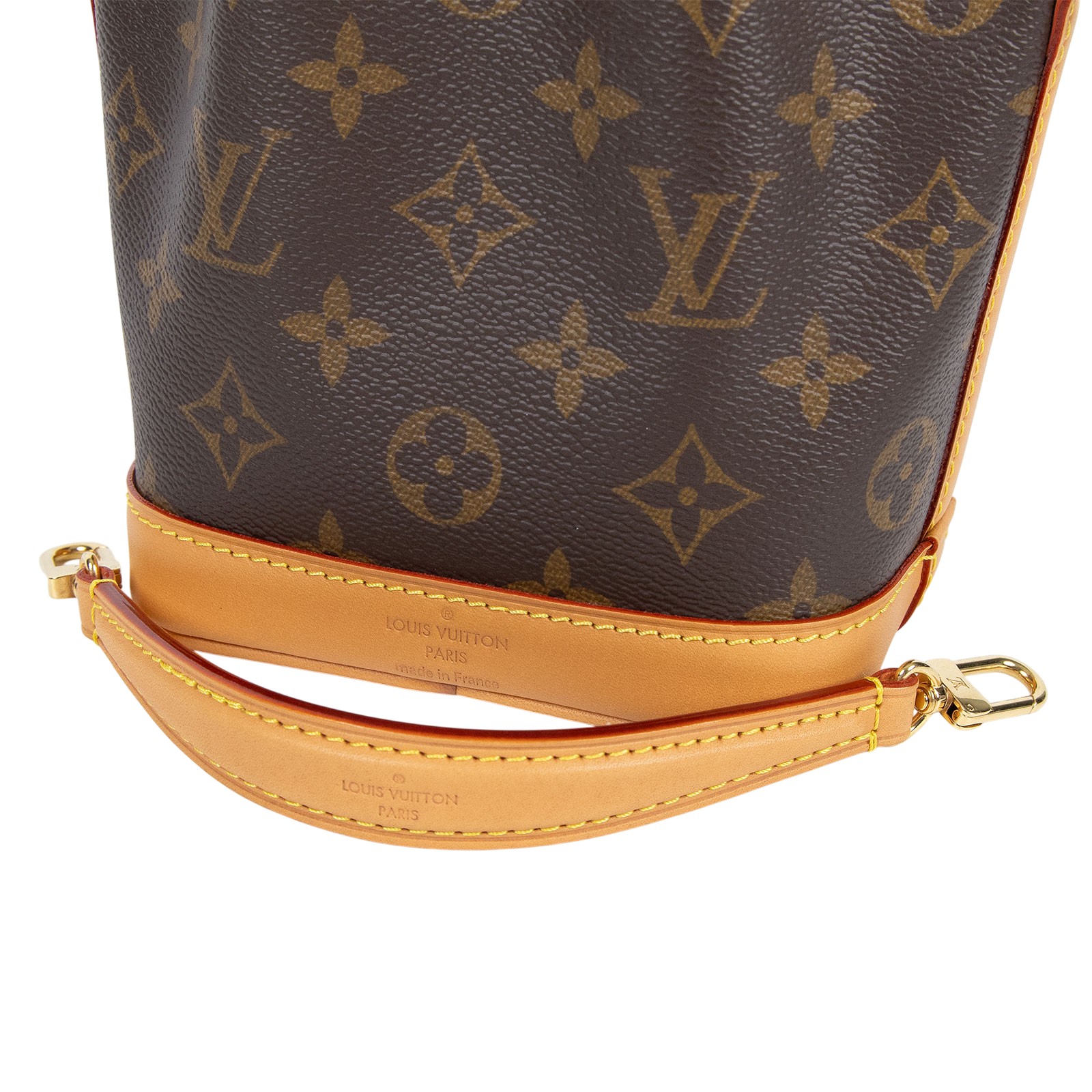 路易威登 LOUIS VUITTON Nano Noé 原花 束口水桶包 M81266 晶片款 原花NANO NOE水桶包 防塵袋/背帶2