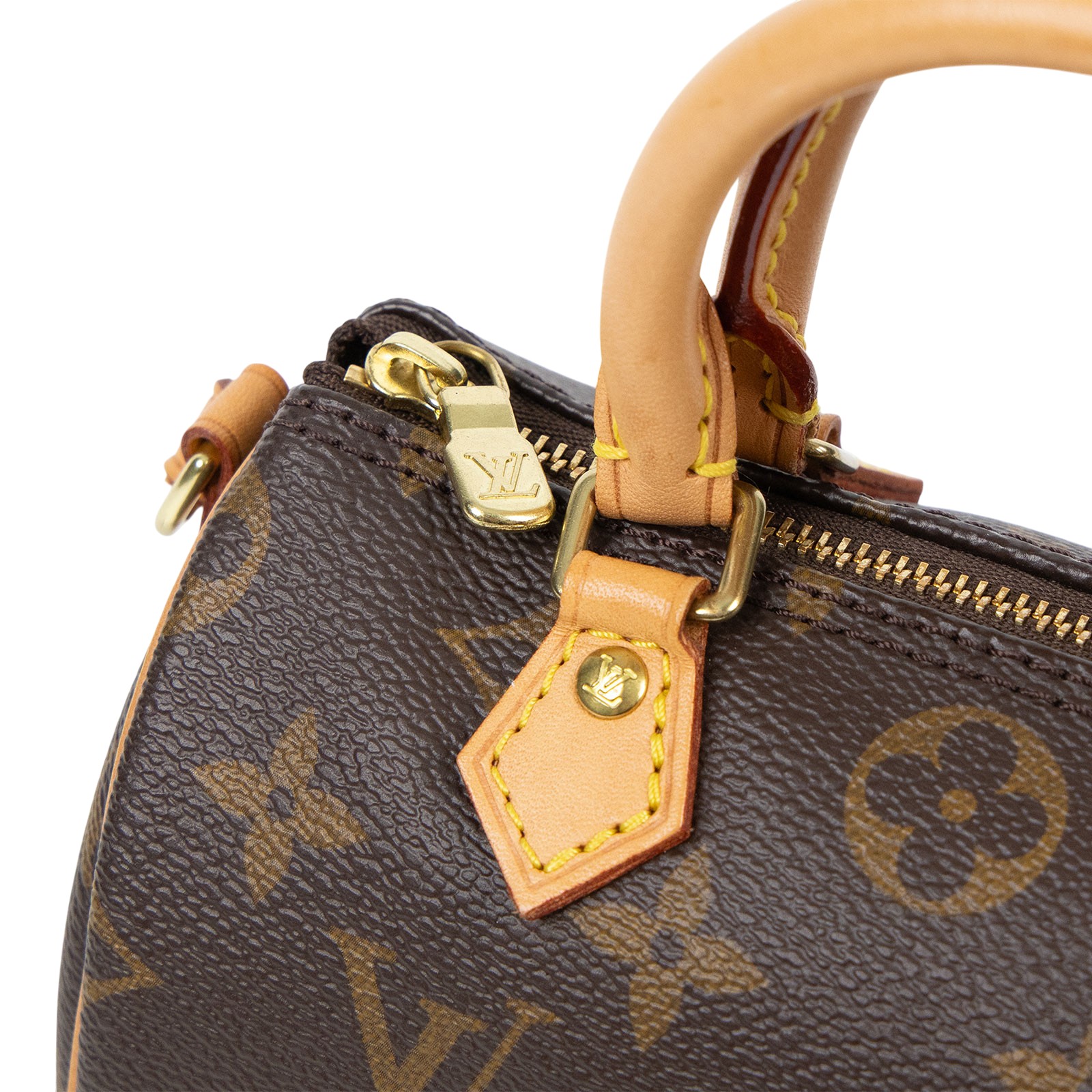 路易威登 LOUIS VUITTON Nano Speedy 經典帆布 手提 斜背 波士頓包 M61252 原花SPEEDY NANO 舊版 防塵袋