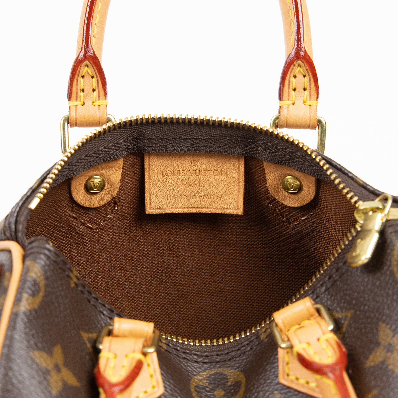 路易威登 LOUIS VUITTON Nano Speedy 經典帆布 手提 斜背 波士頓包 M61252 原花SPEEDY NANO 舊版 防塵袋