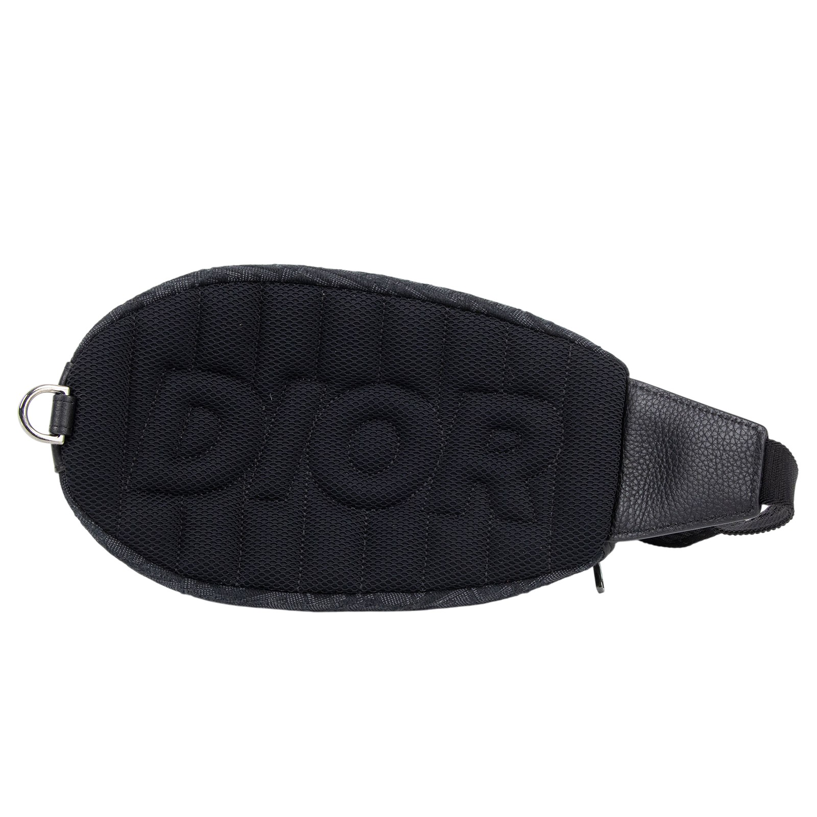 迪奧 CHRISTIAN DIOR Scarab 腰包  黑緹花Scarab肩背包 無附屬品