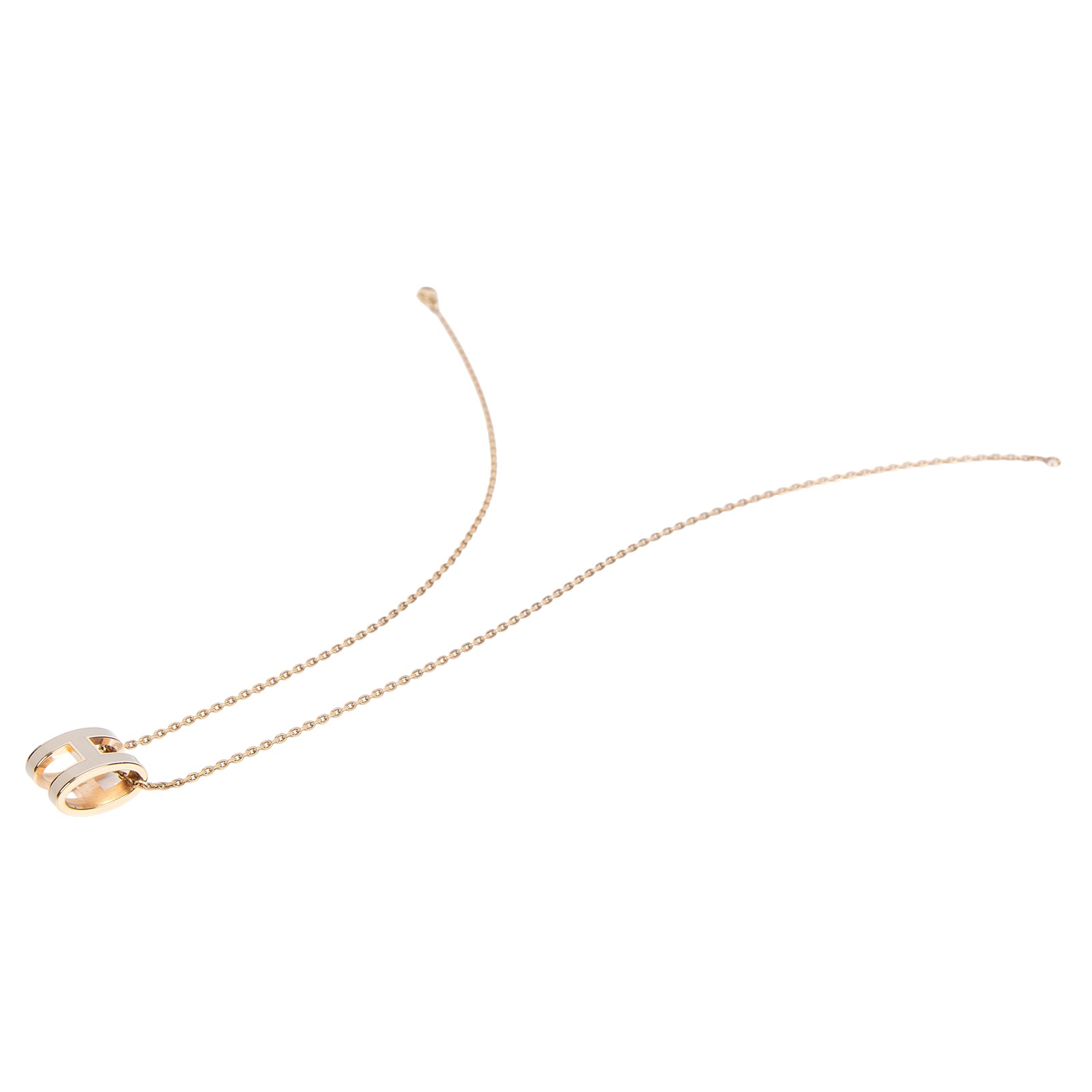 愛馬仕 Hermes Mini Pop H 墜飾 栗子色 H147992Fv55  栗子灰 POP H項鍊 原廠盒子