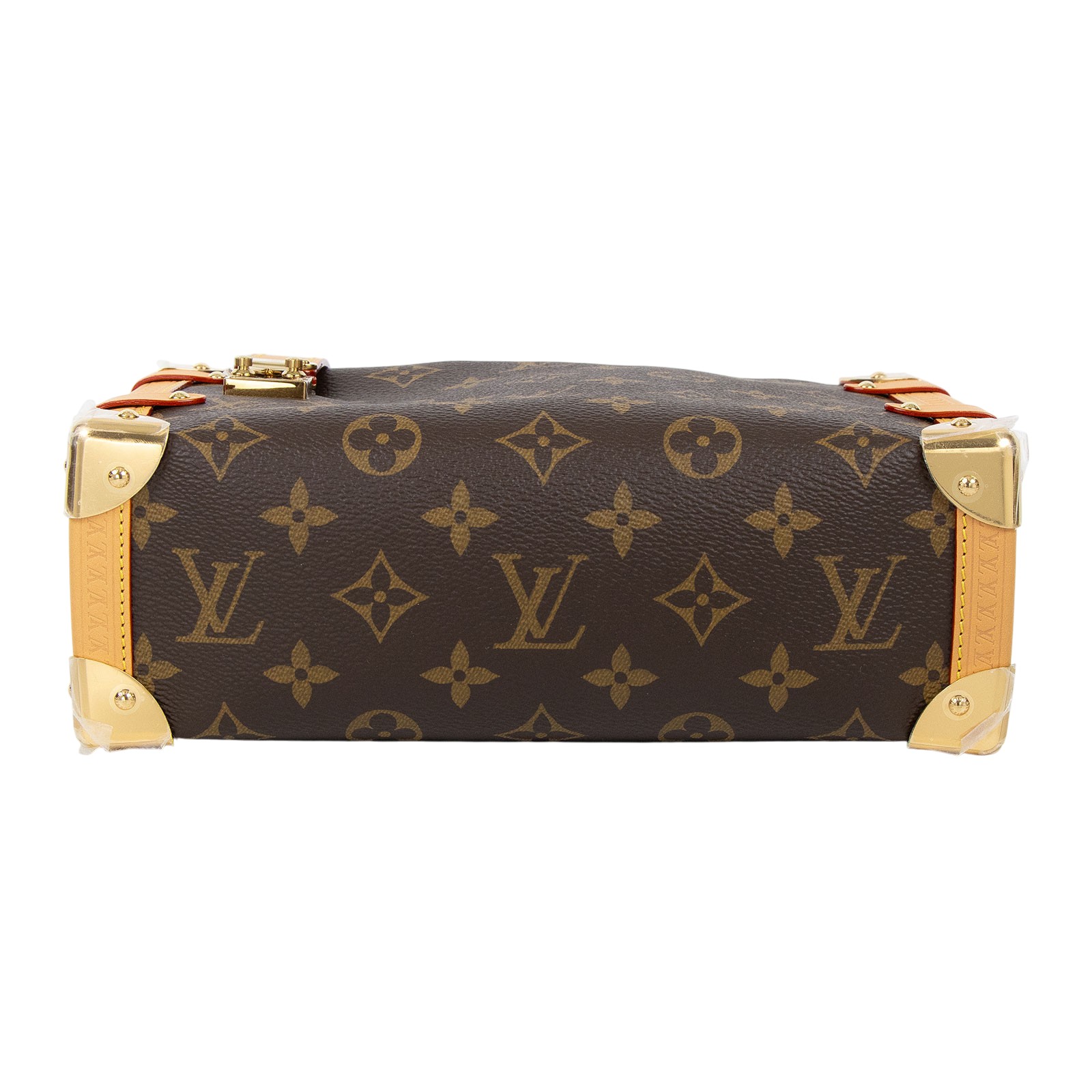 路易威登 LOUIS VUITTON Side Trunk MM 老花 手提 肩背 箱包 M46358 晶片款  原廠盒子/防塵袋/背帶2