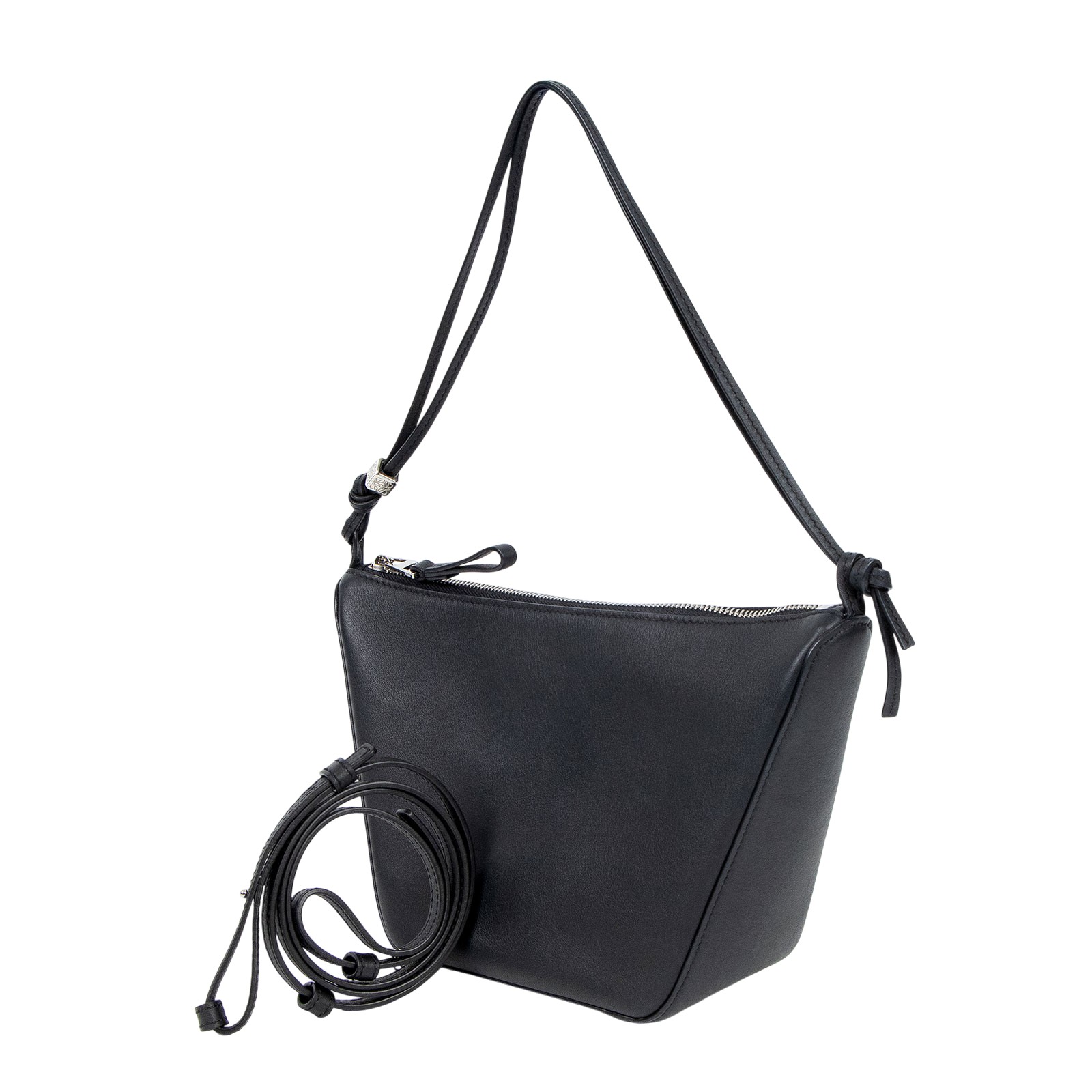 羅意威 LOEWE Mini Hammock Hobo bag 迷你 吊床包 A538G13X01 黑HAMMOCK HOBO MINI 防塵袋/背帶