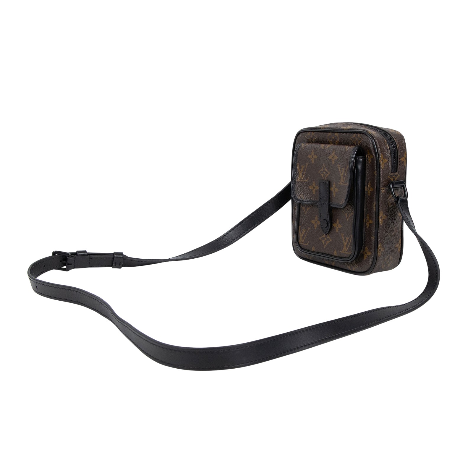 路易威登 LOUIS VUITTON Christopher 斜背 隨身包 M69404 晶片款 原花Christopher隨身包 防塵袋