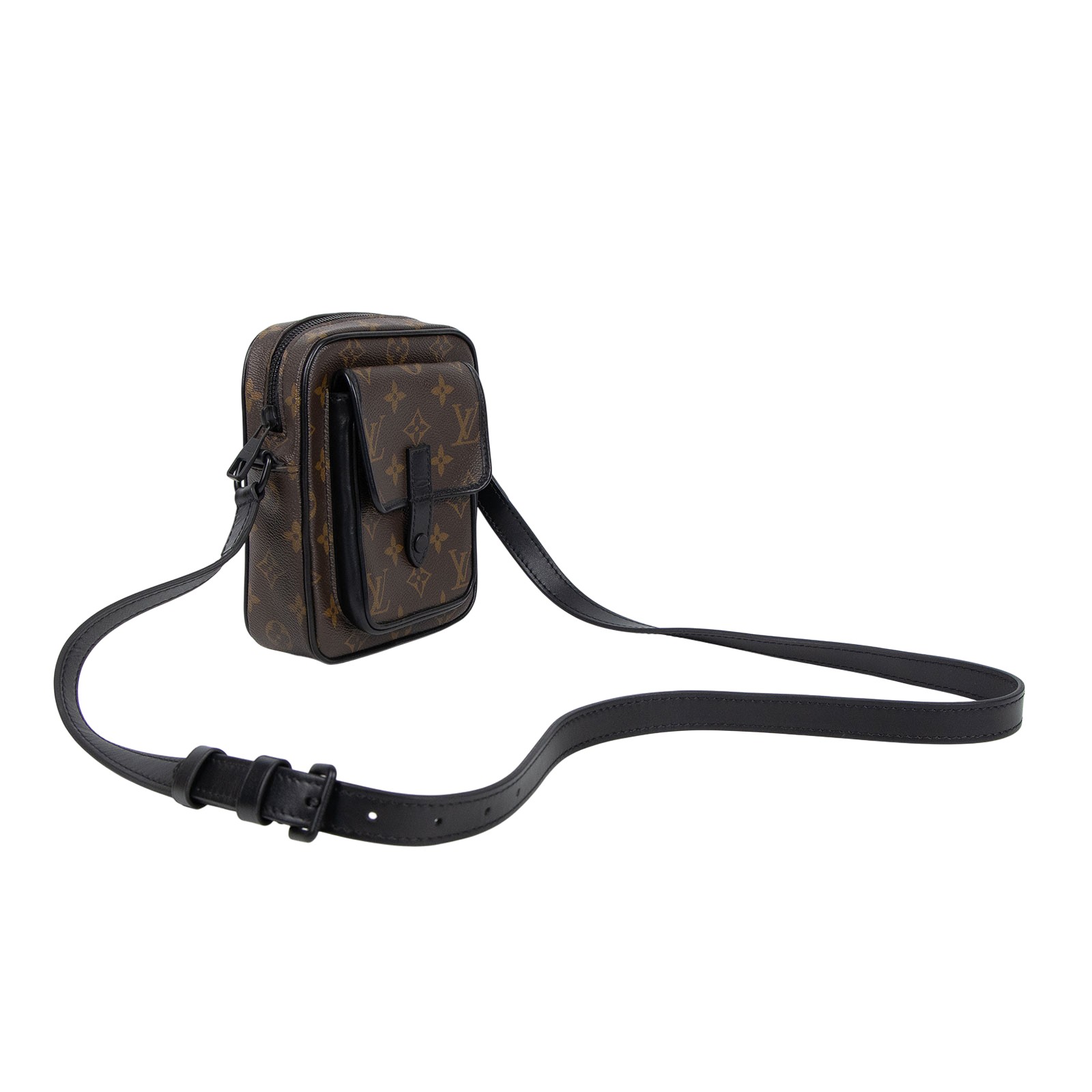 路易威登 LOUIS VUITTON Christopher 斜背 隨身包 M69404 晶片款 原花Christopher隨身包 防塵袋