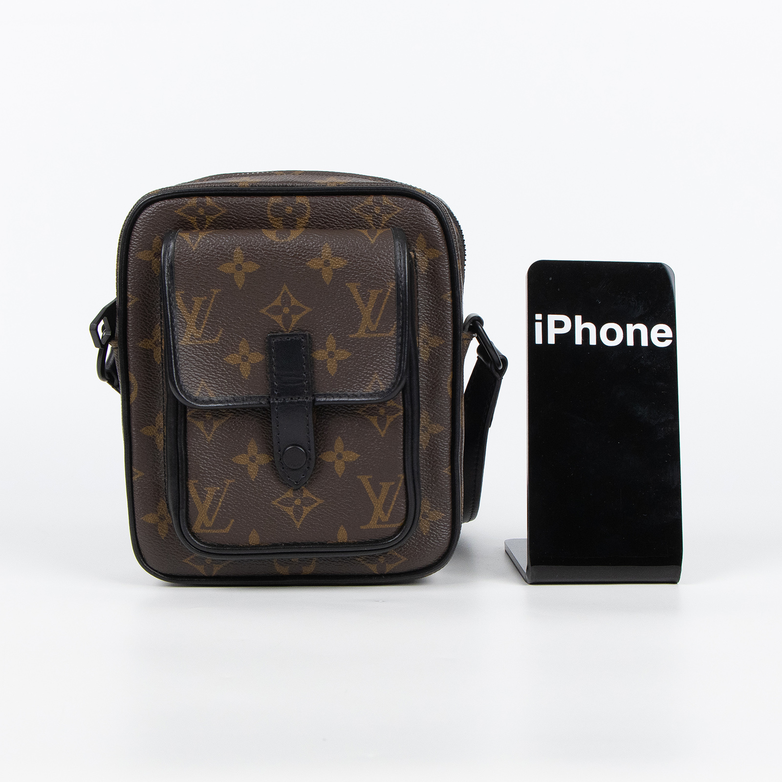 路易威登 LOUIS VUITTON Christopher 斜背 隨身包 M69404 晶片款 原花Christopher隨身包 防塵袋