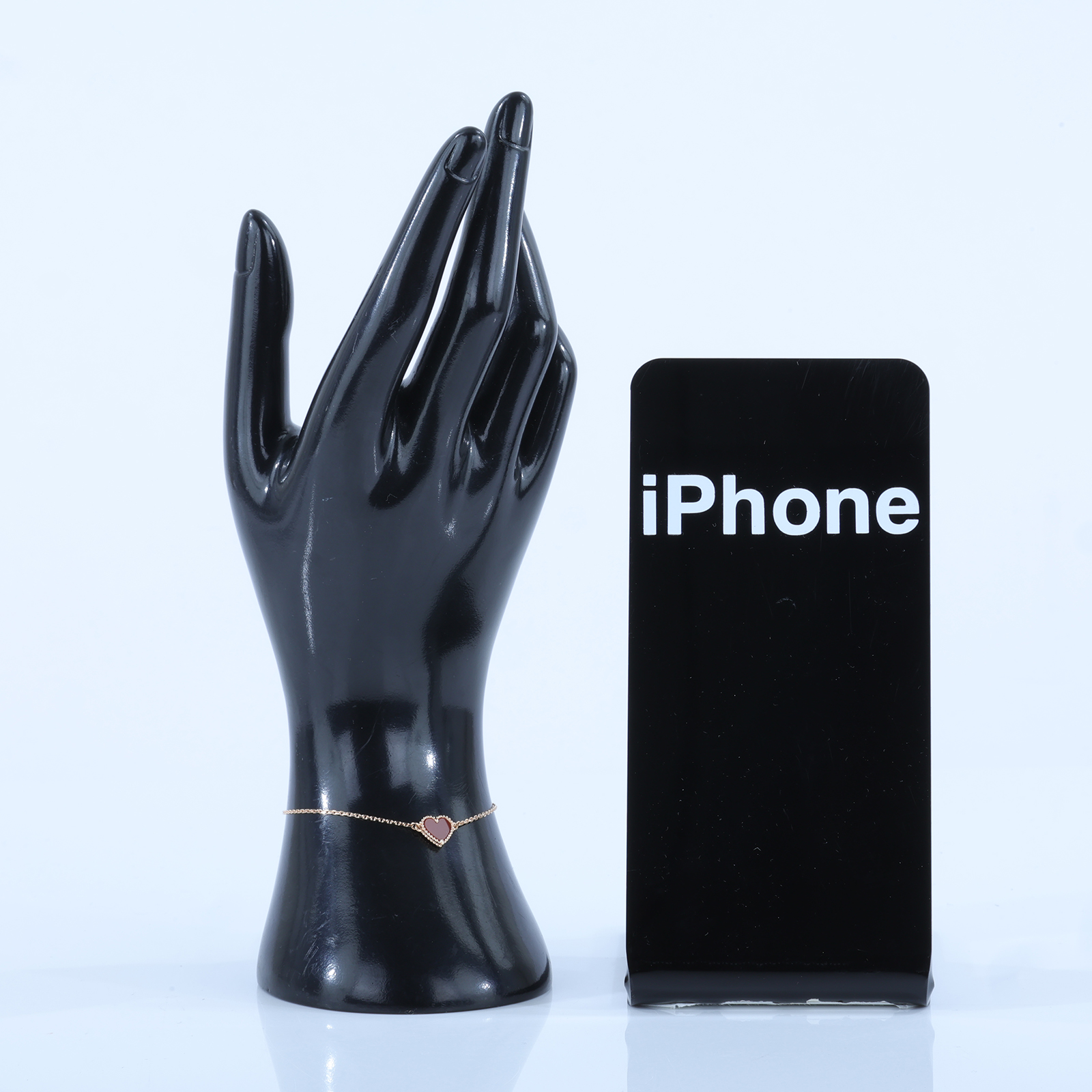 梵克雅寶 Van Cleef & Arpels Sweet Hearts 手鍊 VCARN59L00 18K愛心紅玉隨手鍊 防塵袋/證書